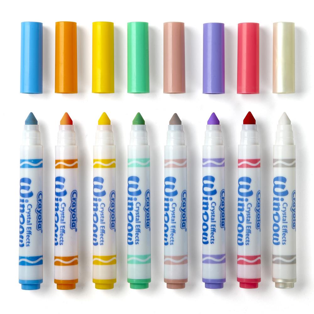  Crayola Washable Window Crayons, Assorted 5 count : Toys & Games