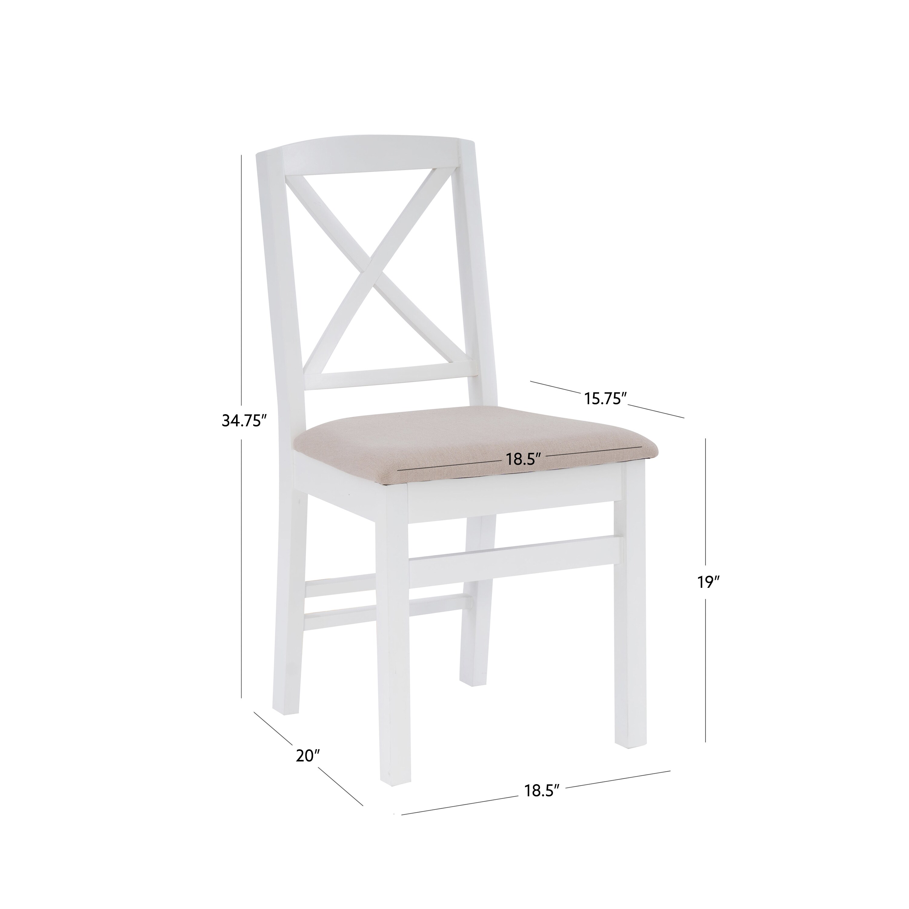 Linon LOWES1964 Dining-Chairs - View #8