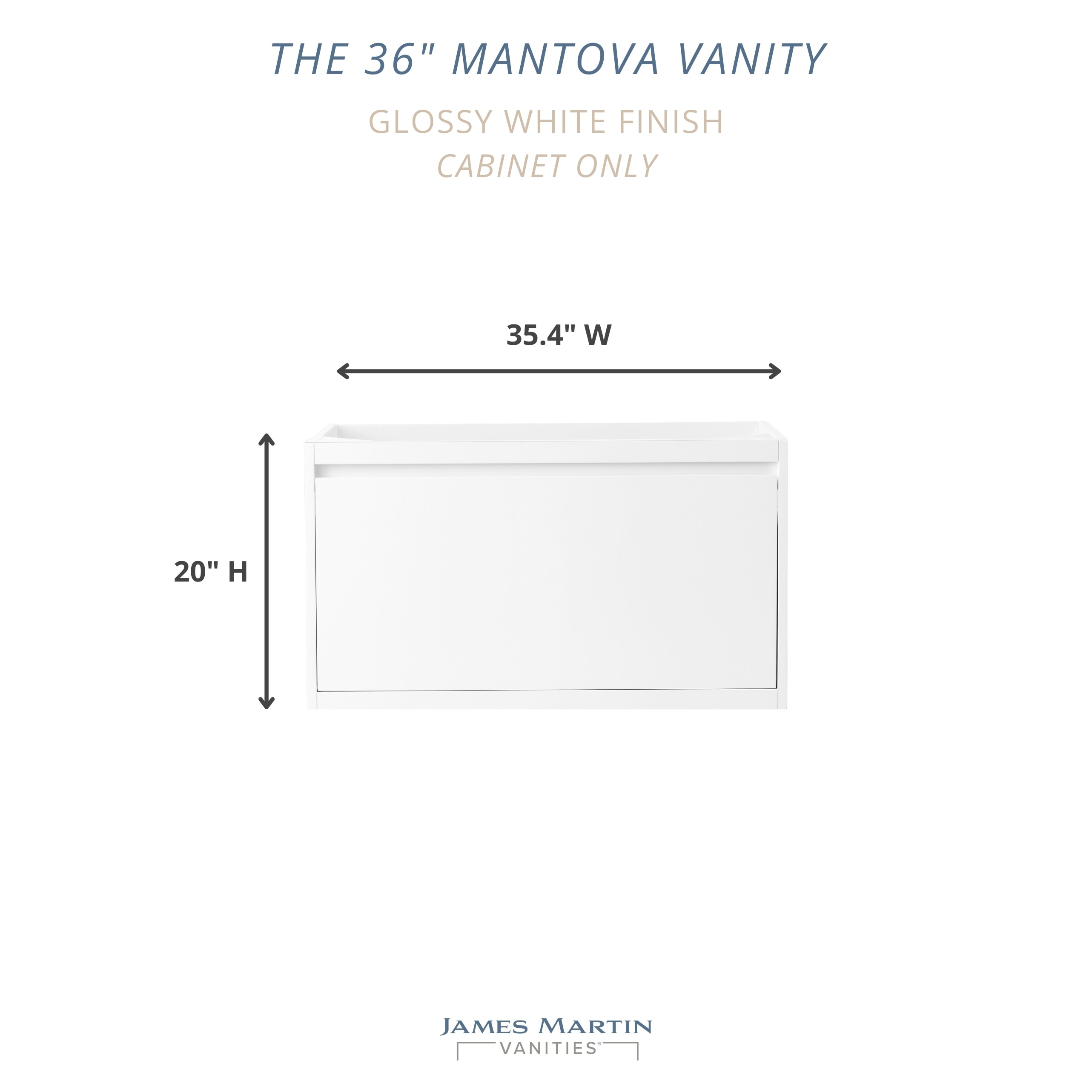 James Martin Vanities 805-V35.4-GW-CH Bath-Vanity-Combo - View #6