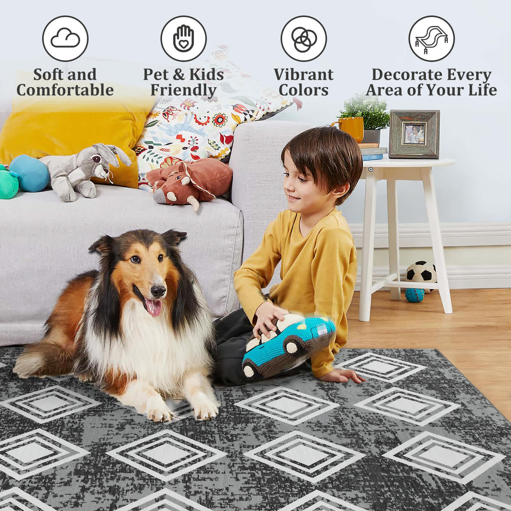 Qeetex LSN-PHO-118B71Y4 rugs - View #5