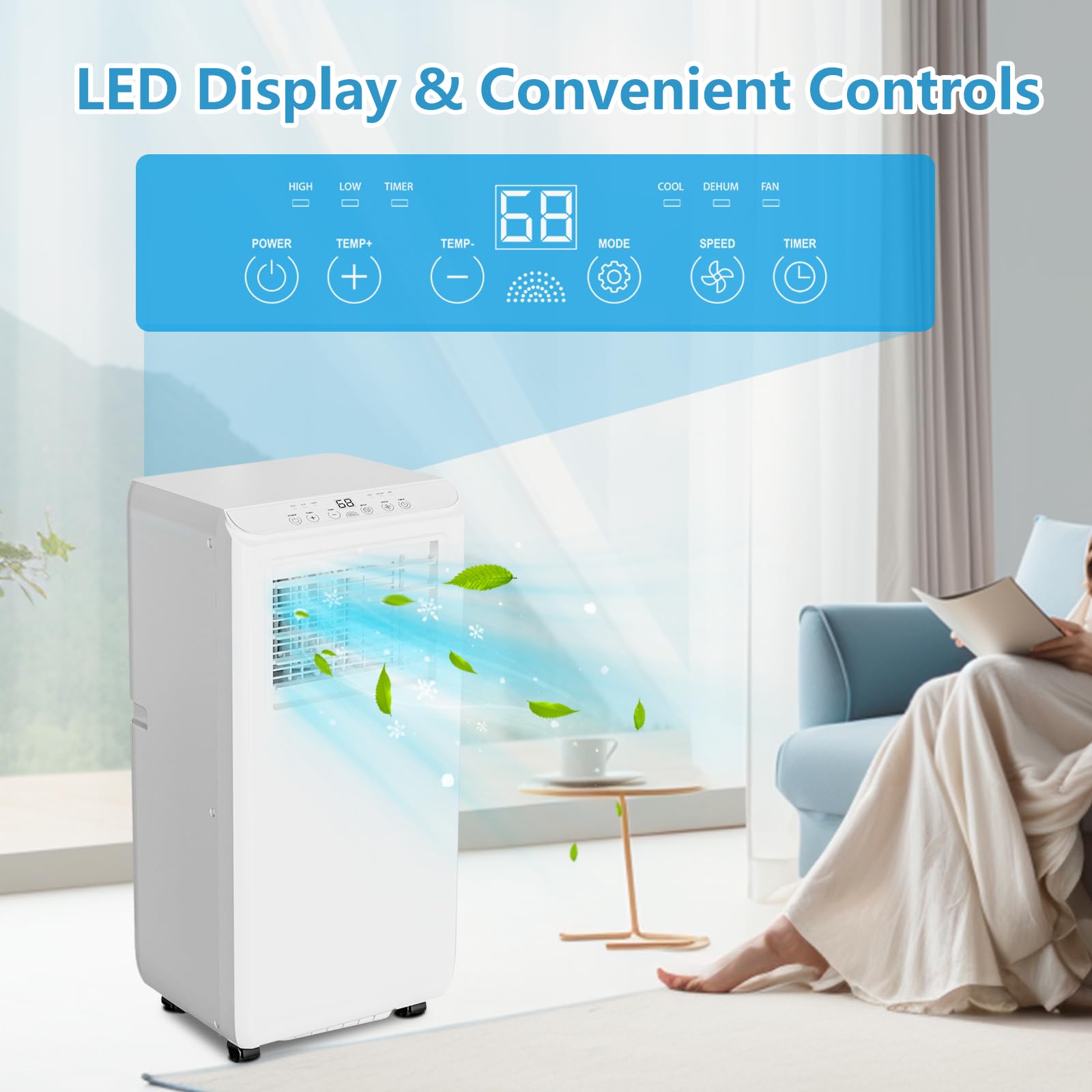 Qeetex FFF027 Portable-Air-Conditioners - View #2
