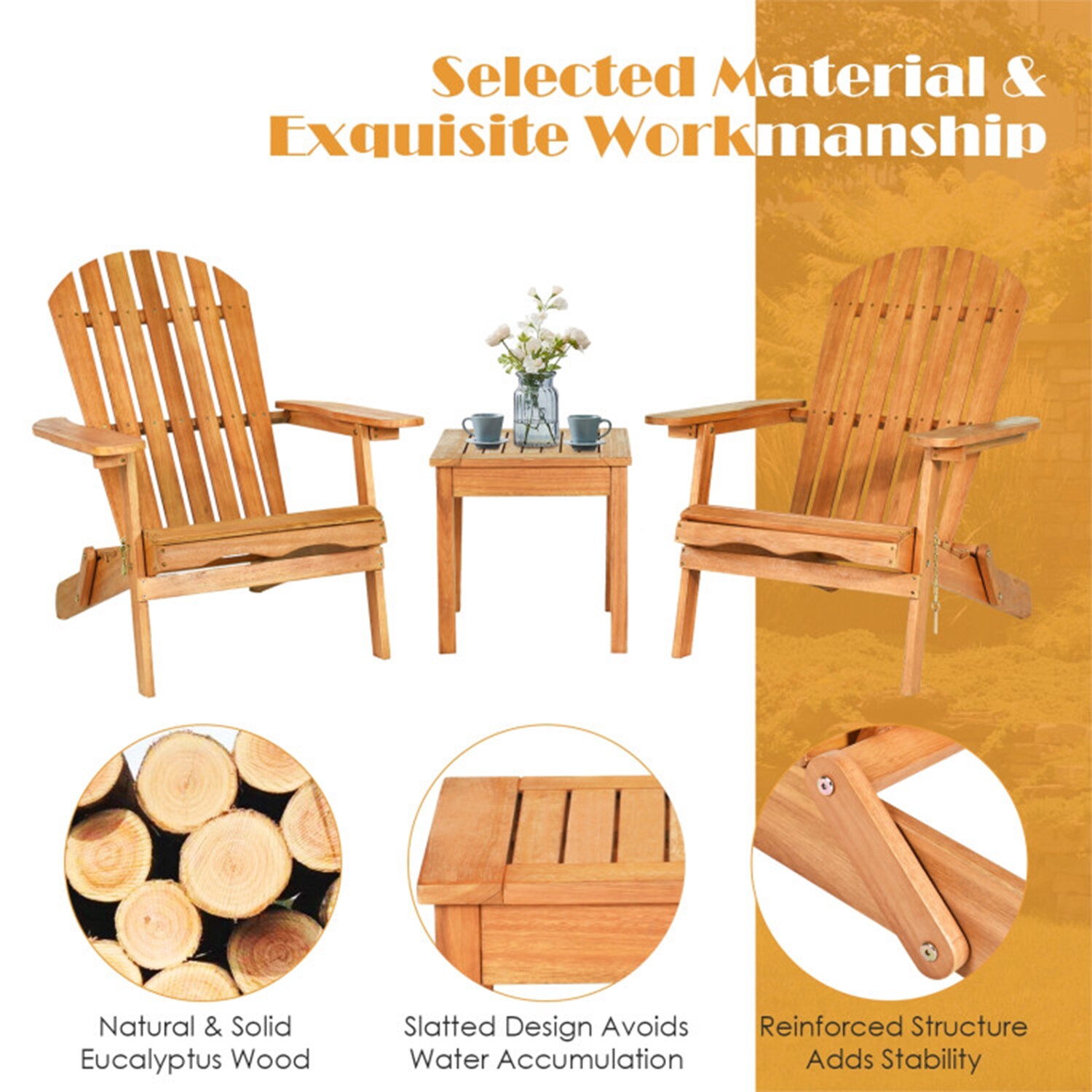 Mondawe 3880-HY Patio-Conversation-Sets - View #4
