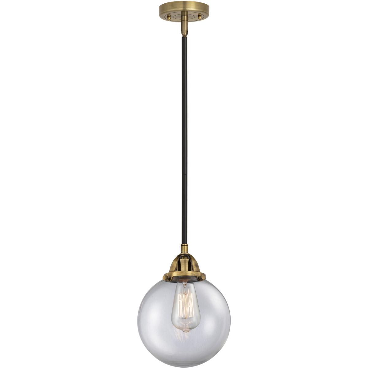 Innovations Lighting 2129393 288-1S-BAB-G202-8-LED Nouveau 2 Beacon Mini Pendant