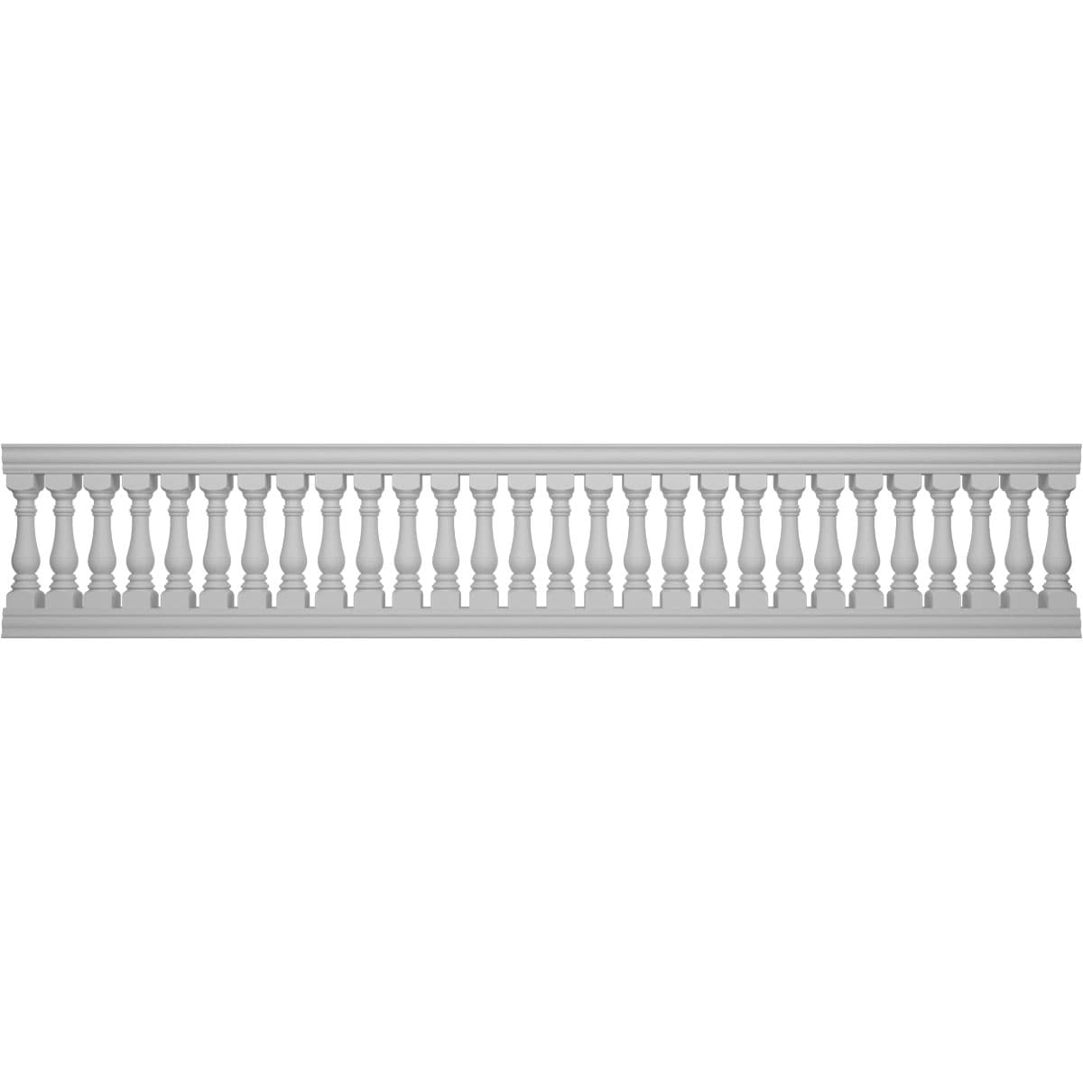 Ekena Millwork BALK38X192BRG FiberThane 16-Feet x 38-Inches Bradford Fiberglass Deck Rail Kit