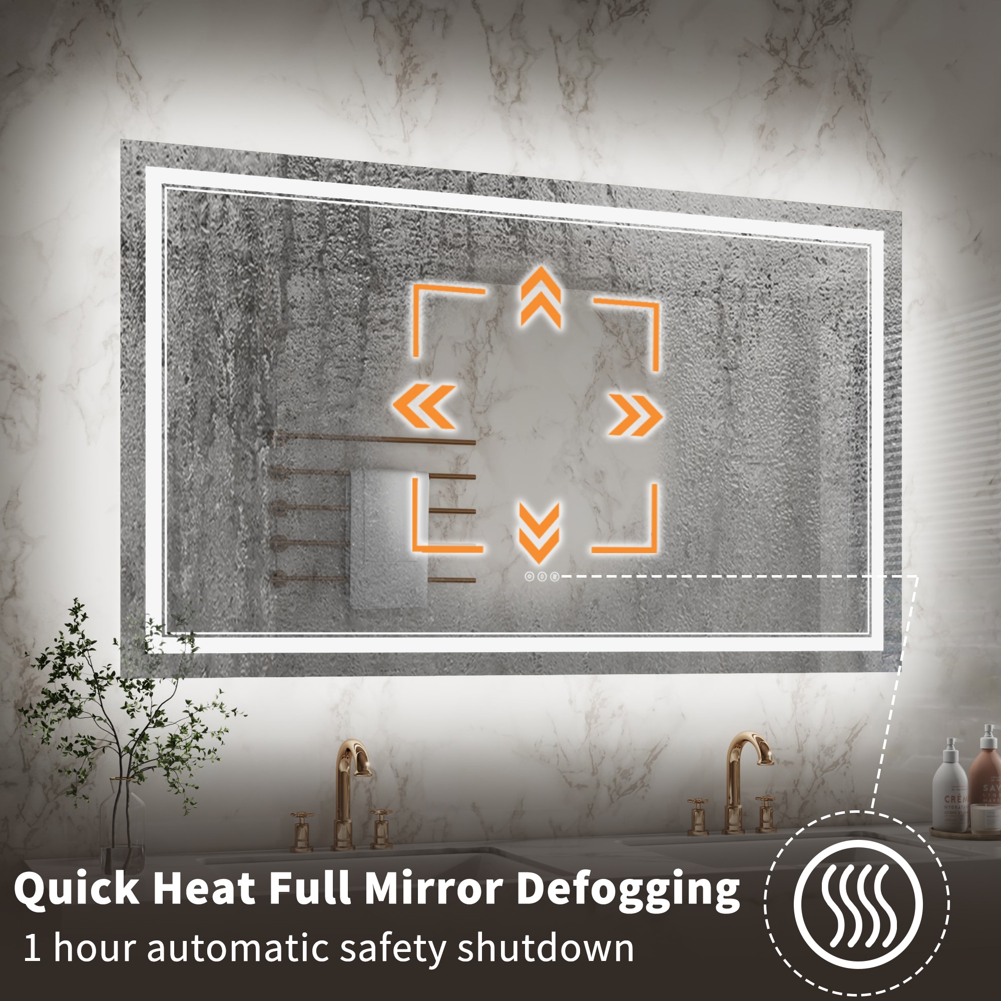 ExBrite TFBM3660 Framed-Bath-Mirrors - View #9