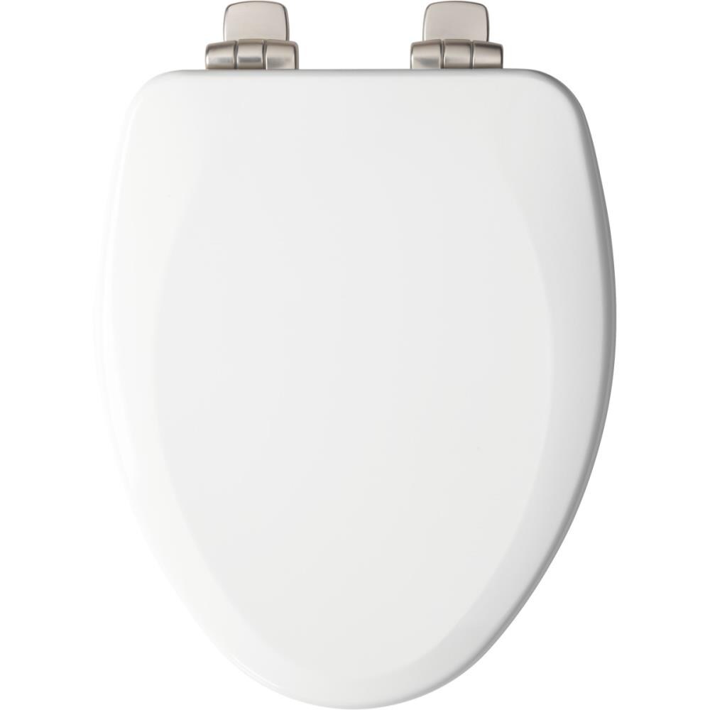 Church White Elongated Slow-Close Toilet Seat at Lowes.com