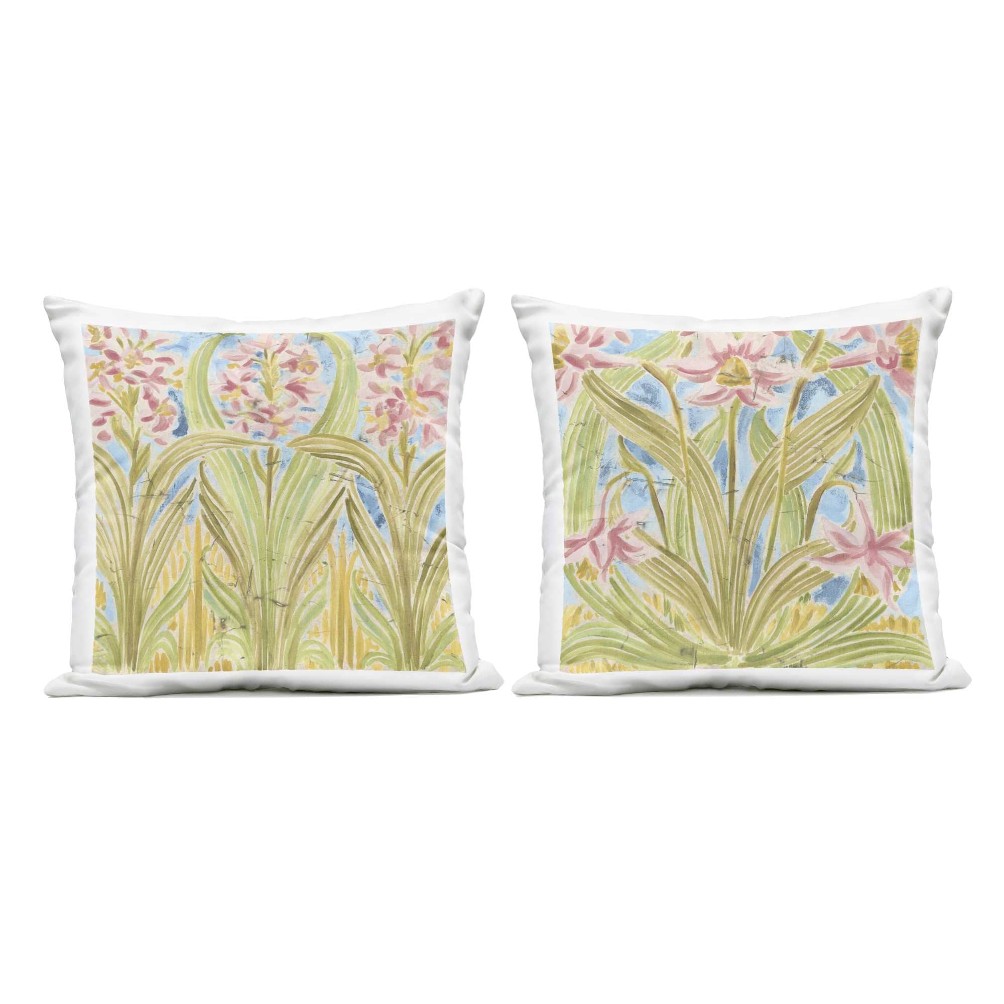 Stupell Industries  Floral Palau Tiles 2 Piece Outdoor Printed Pillow Setdesign by June Erica Vess 18 x 18