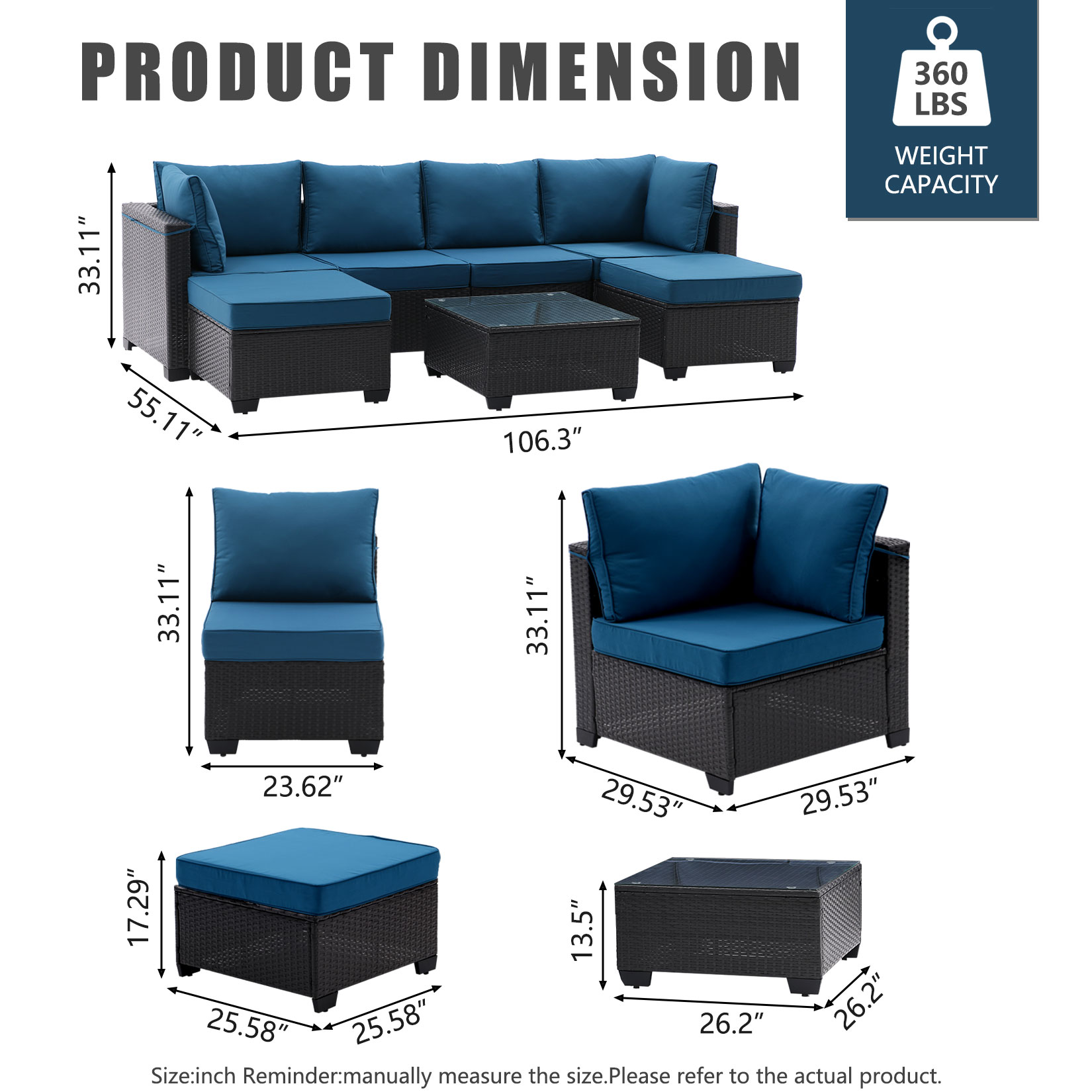 AHIOU HOME ZAAHG-S00021SF Patio-Conversation-Sets - View #10