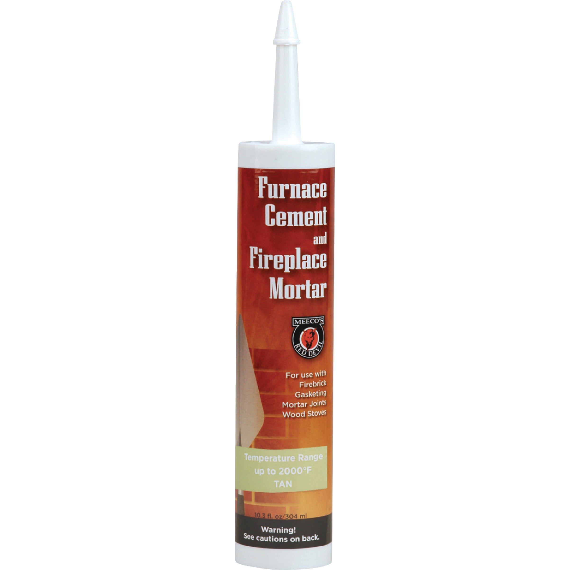 Red Devil Meeco's 122 Tan High-Temp Furnace Cement Fireplace Mortar ...