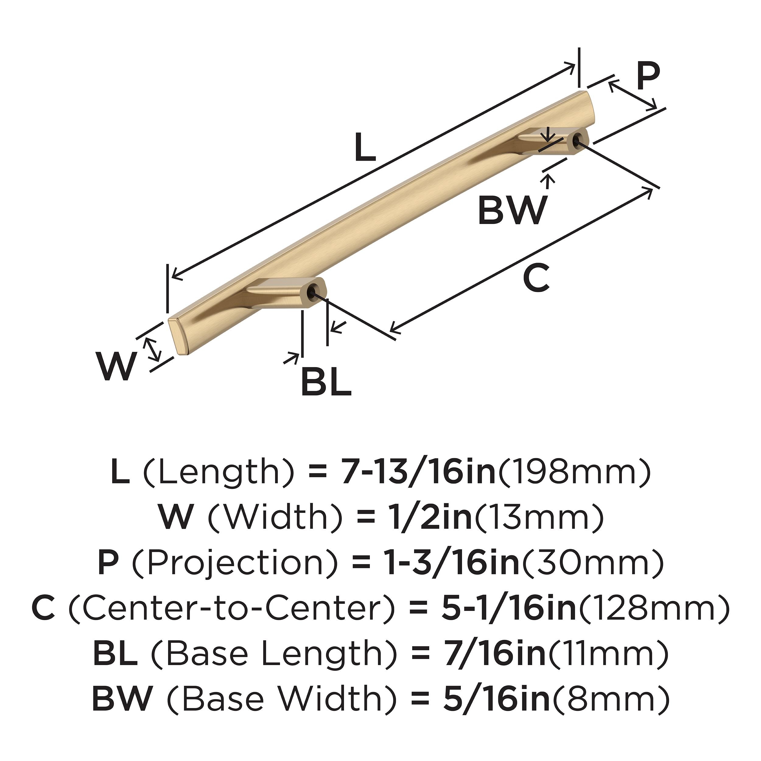 Amerock BP9362CZ Cabinet-Pulls - View #4