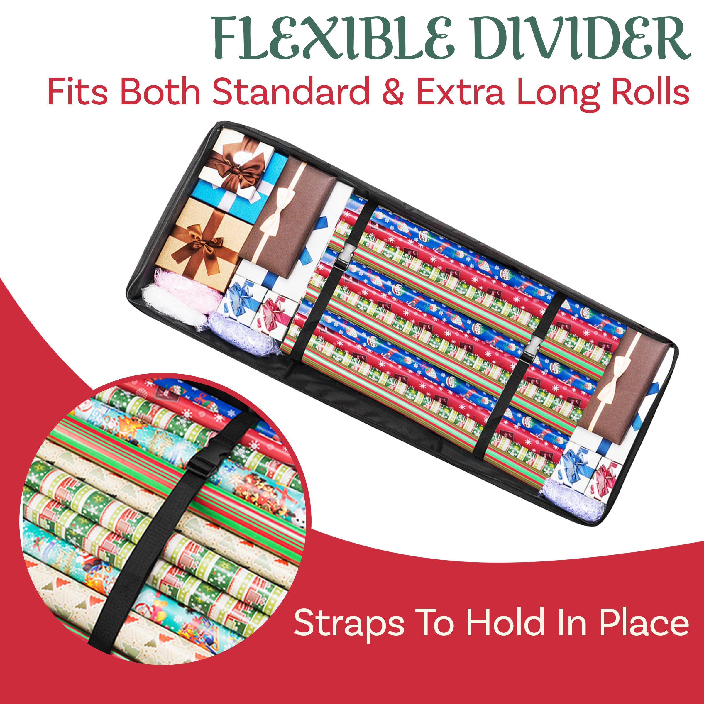 Hastings Home 865891VUT Wrapping-Paper-Storage - View #4