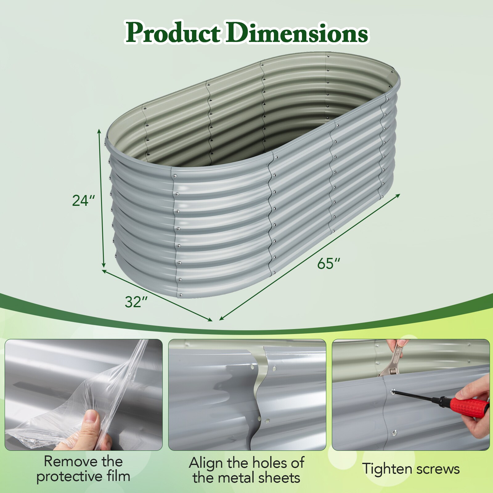 Slickblue D-CO-RG9824TG Raised-Garden-Beds - View #8