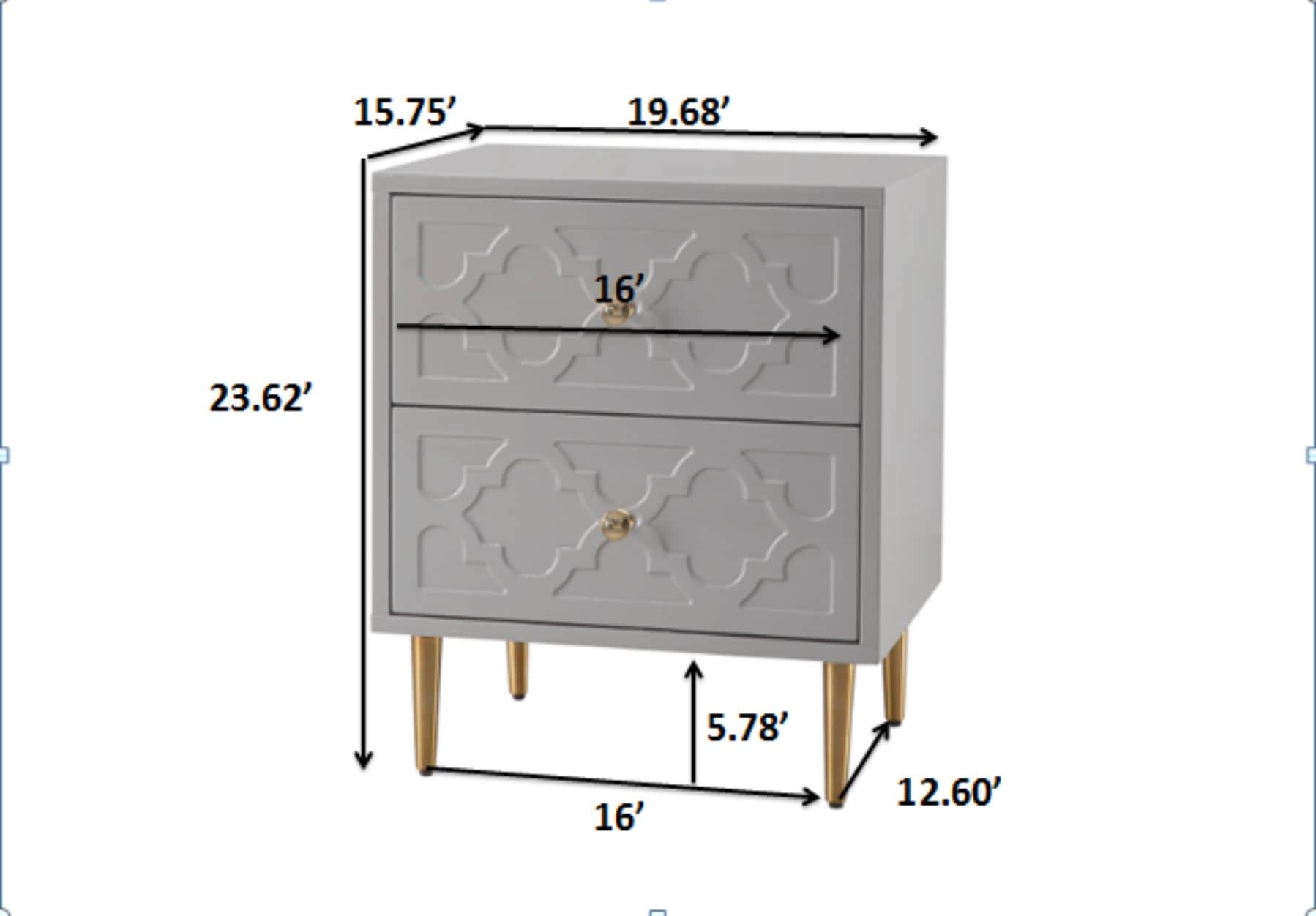 CASAINC WF-BEC-1472F-GY nightstands - View #10