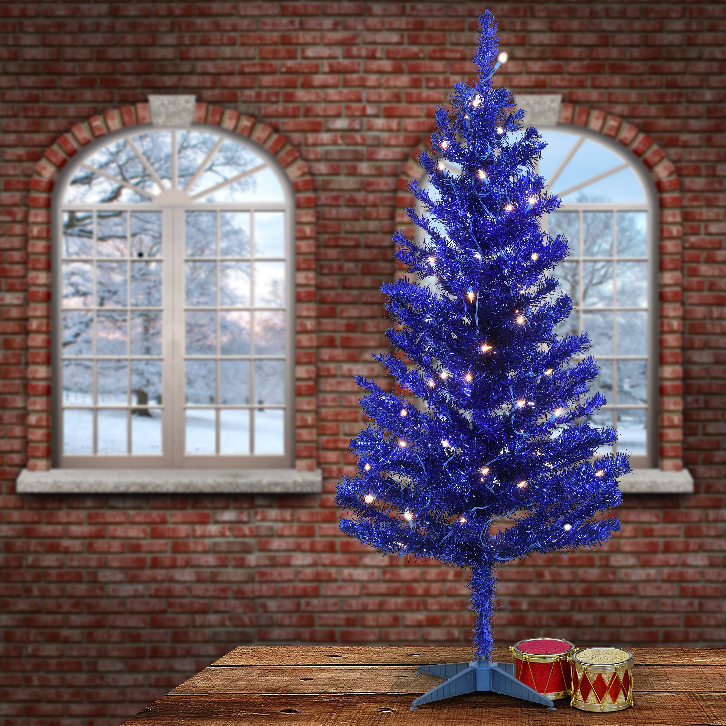 purple christmas tree 4ft