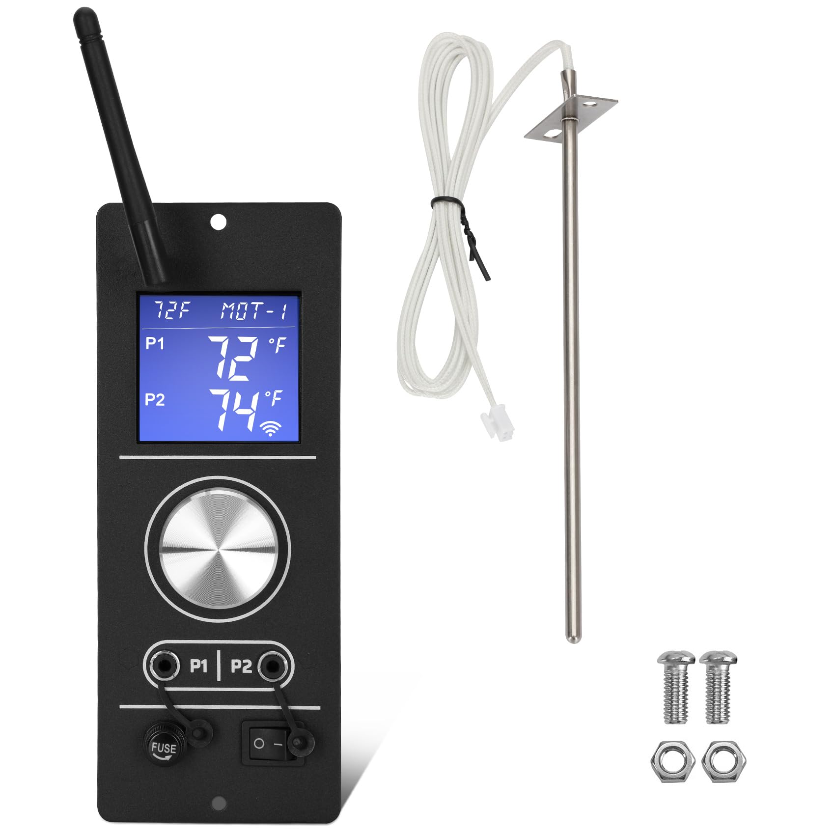 Adrinfly  Gen 2 Retro Fit WiFi PID Pellet Grill Controller Compatible with Camp Chef Pellet Grill and Smoker Models PG24 82 and More