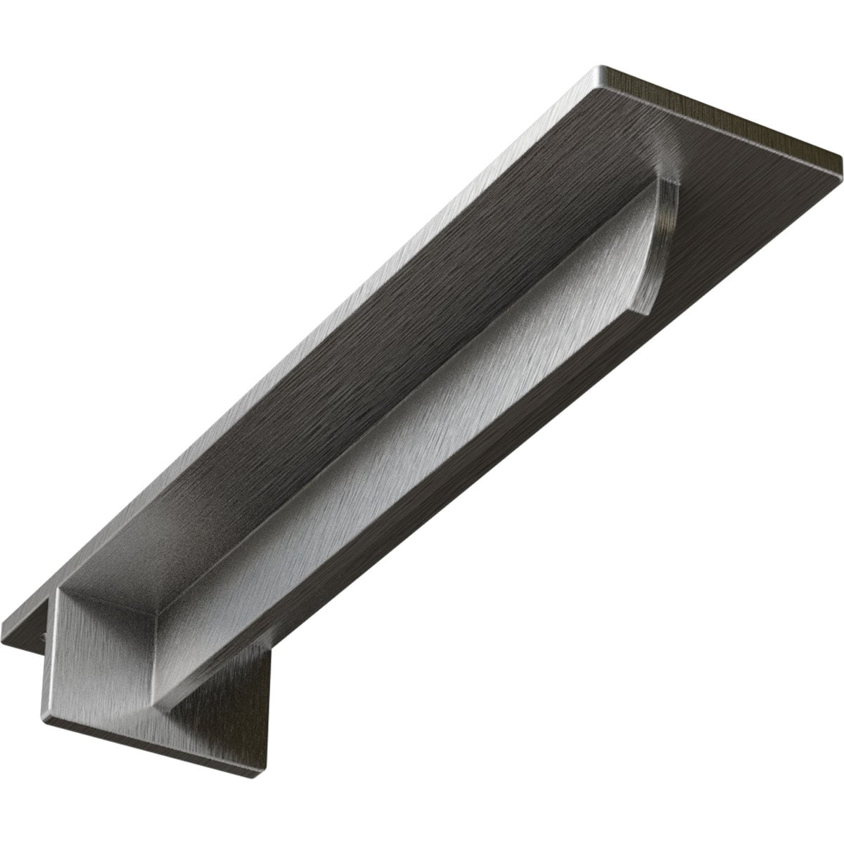 Ekena Millwork BKTM03X14X02HESS Heaton 14.0-in x 3-in x 2.0-in Stainless steel Steel Countertop support bracket