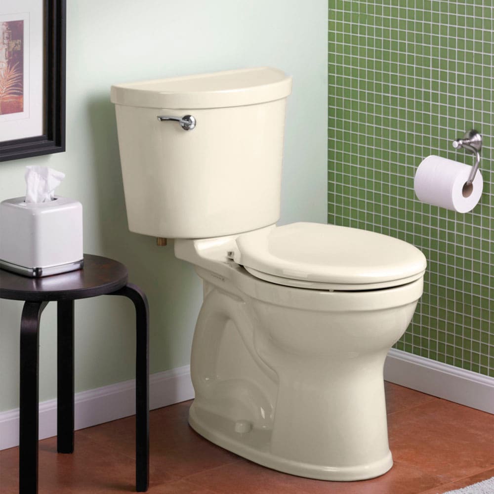 American Standard 211BA104.222 Champion Pro Linen Round Chair height 2-piece Toilet 12-in Rough-In 1.28 GPF
