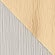 Brushed Nickel with Natural Blades