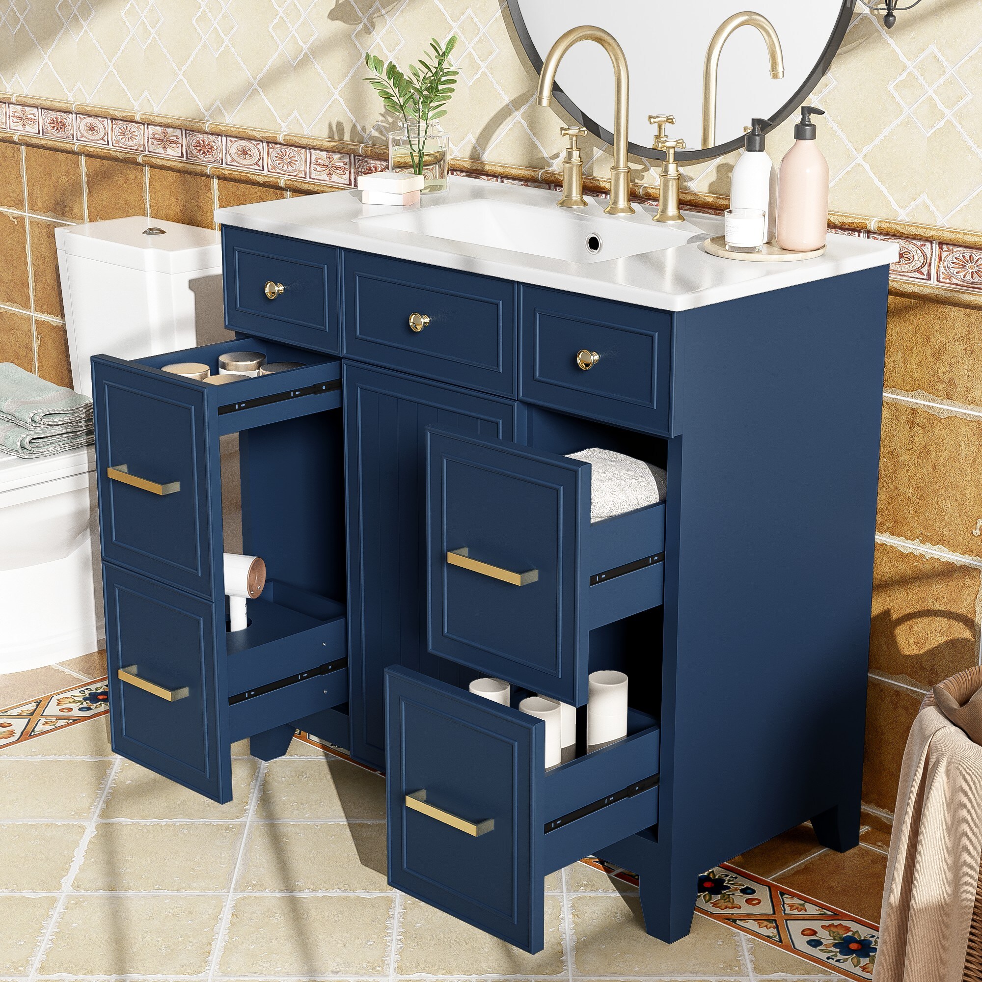 Iseryn YSG663CP255 Bath-Vanity-Combo - View #5
