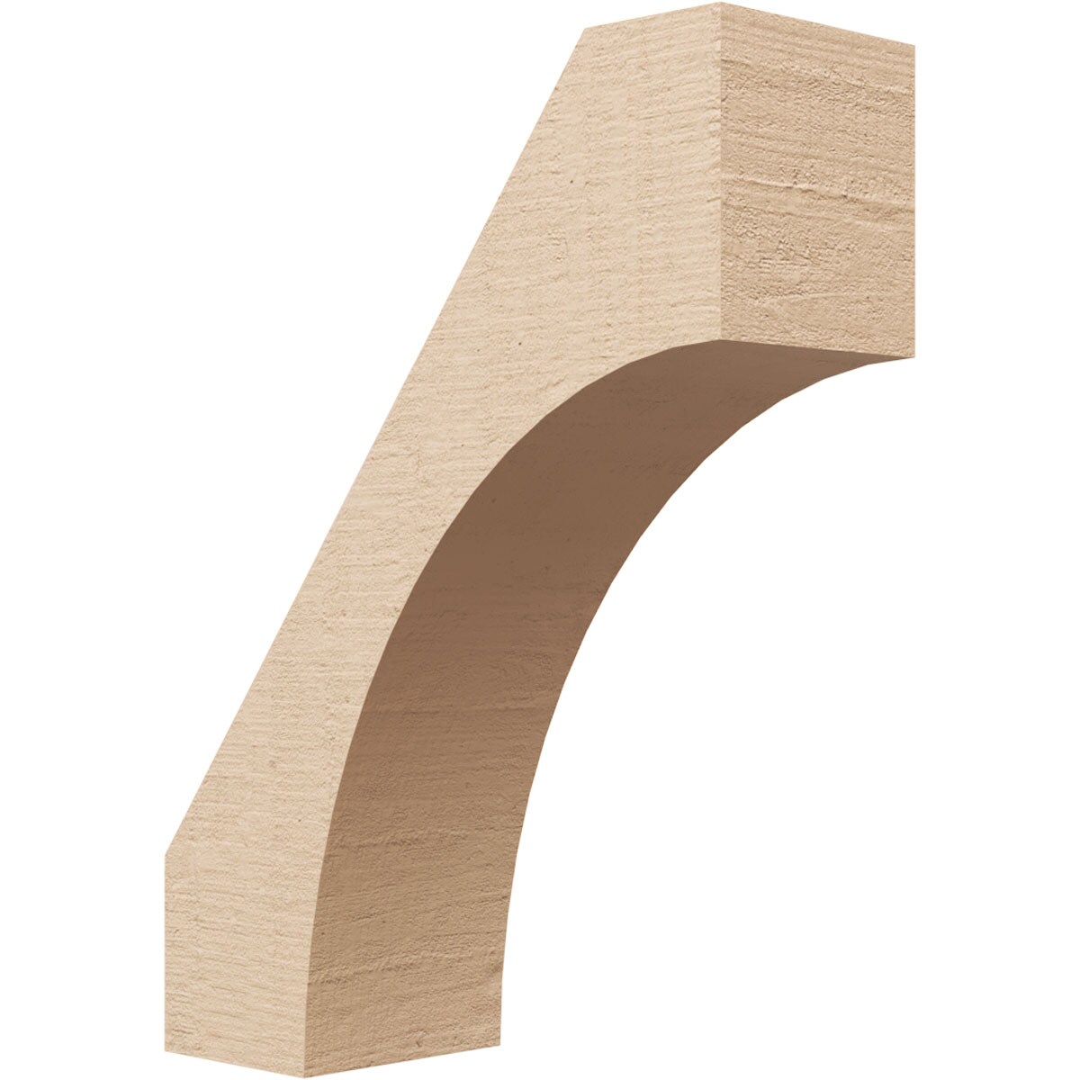 Ekena Millwork BRCUR05X14X18WTLRCPR 5-in x 18-in x 14-in Primed Urethane