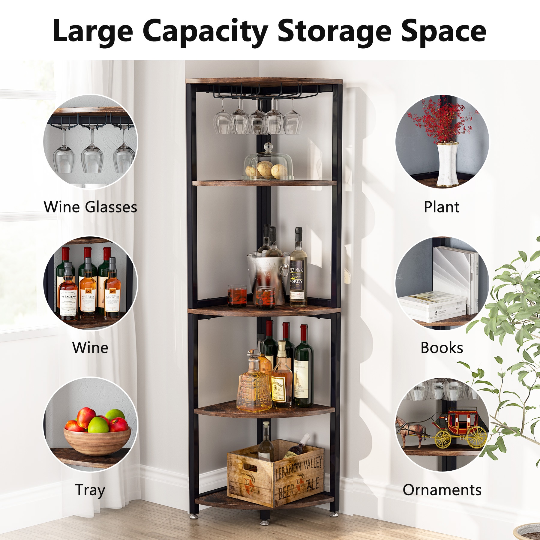 Tribesigns HOGA-JW0249 Wine-Racks - View #3