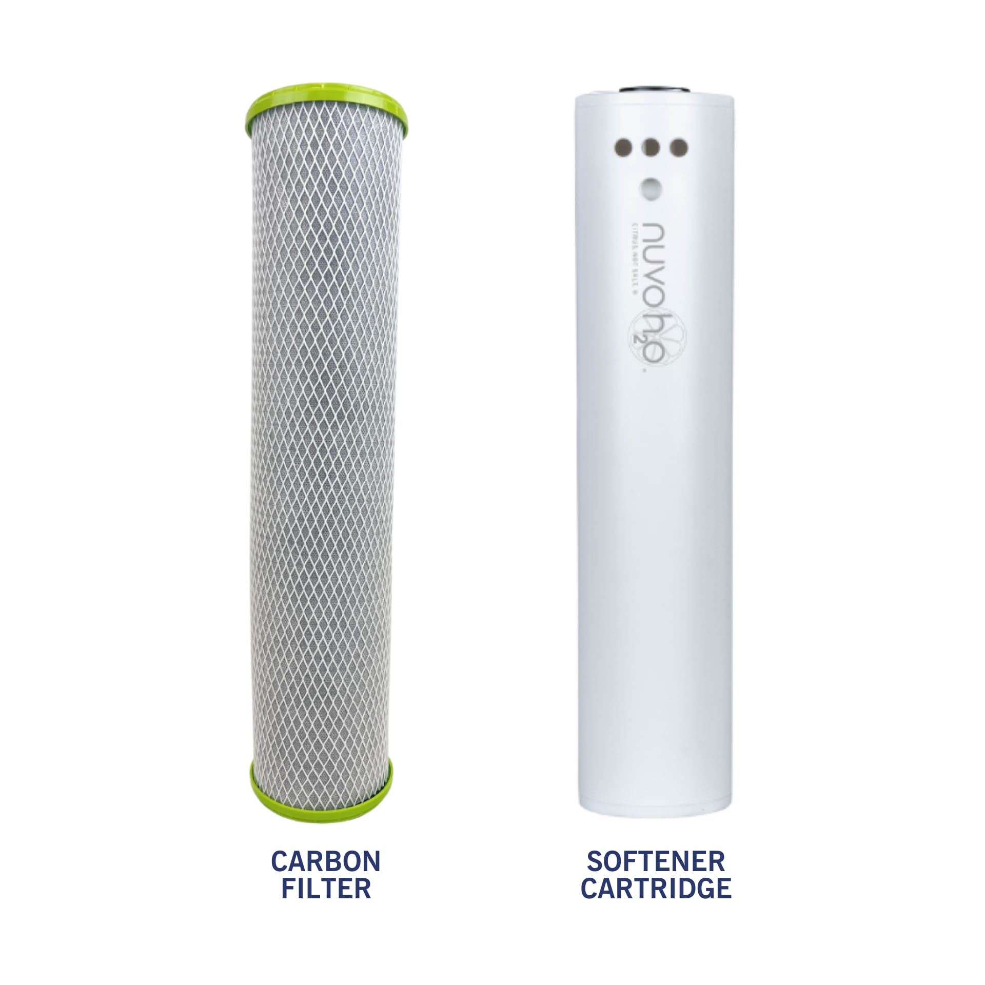 NuvoH2O NCHP-42516 Manor Duo Softener + Taste Salt Free Eco-Friendly Citrus Whole house Replacement Filter
