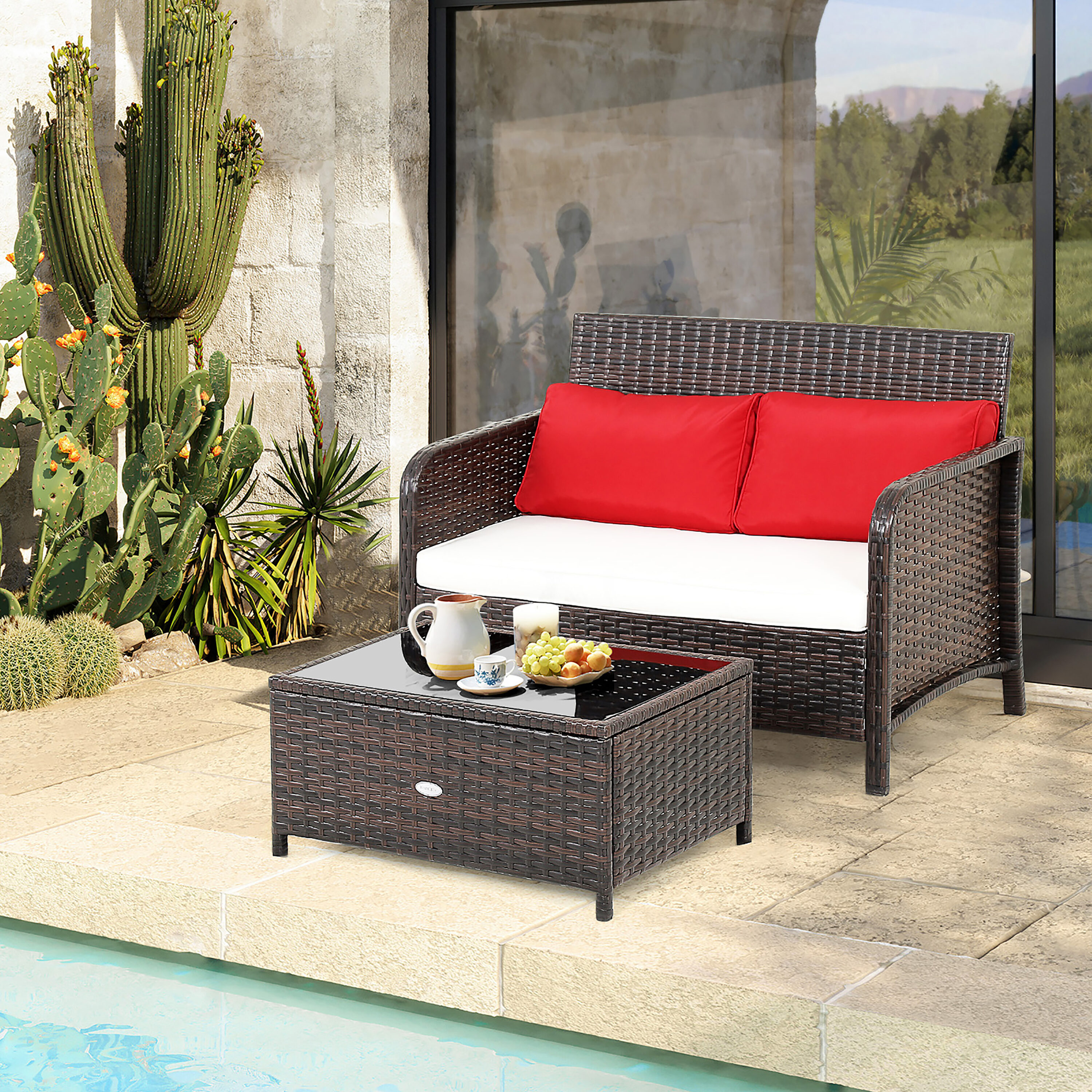 Lowes 2025 patio loveseat