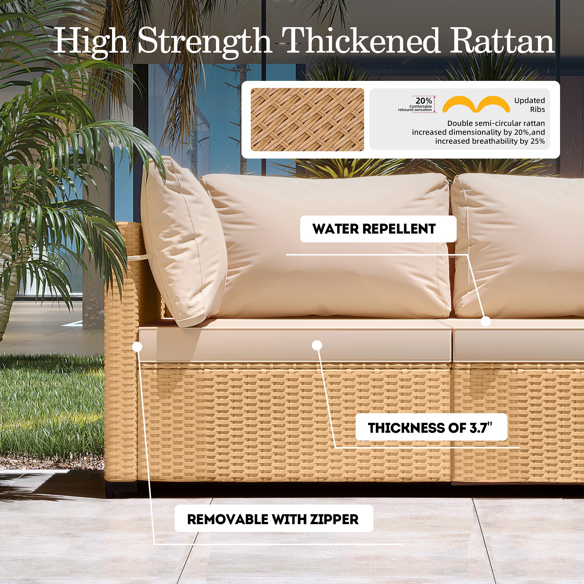 Patio Watcher LS-RT5-KD42WH-Y1 Patio-Conversation-Sets - View #3