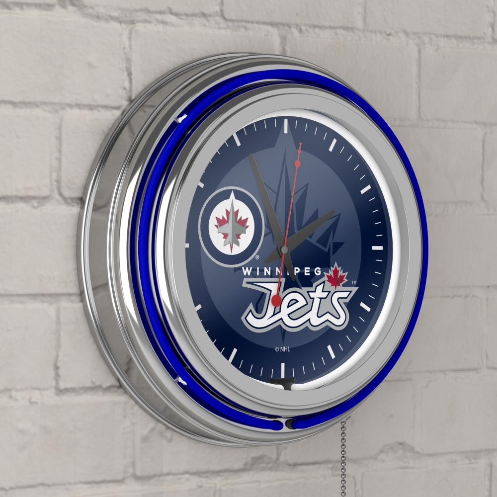 New York Yankees 18 Neon Clock