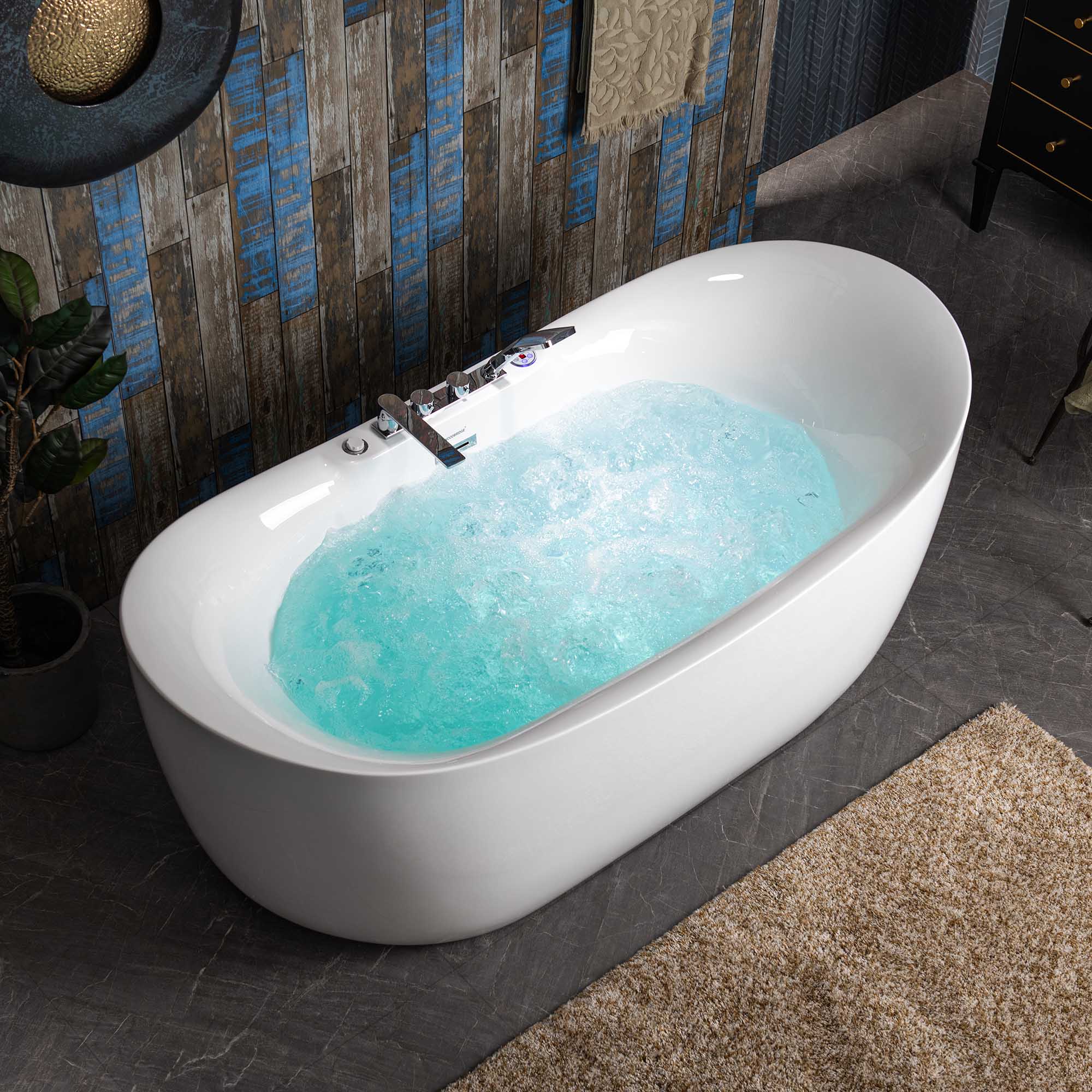 Oceanus luxury soaker tub, Jetted bath