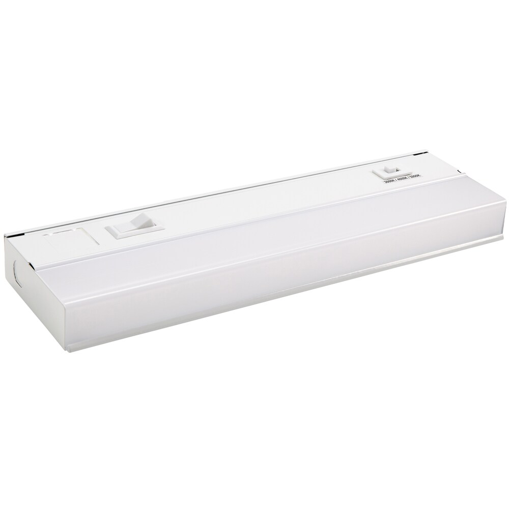 12" White Gloss LED Under Cabinet Light with Color Changing