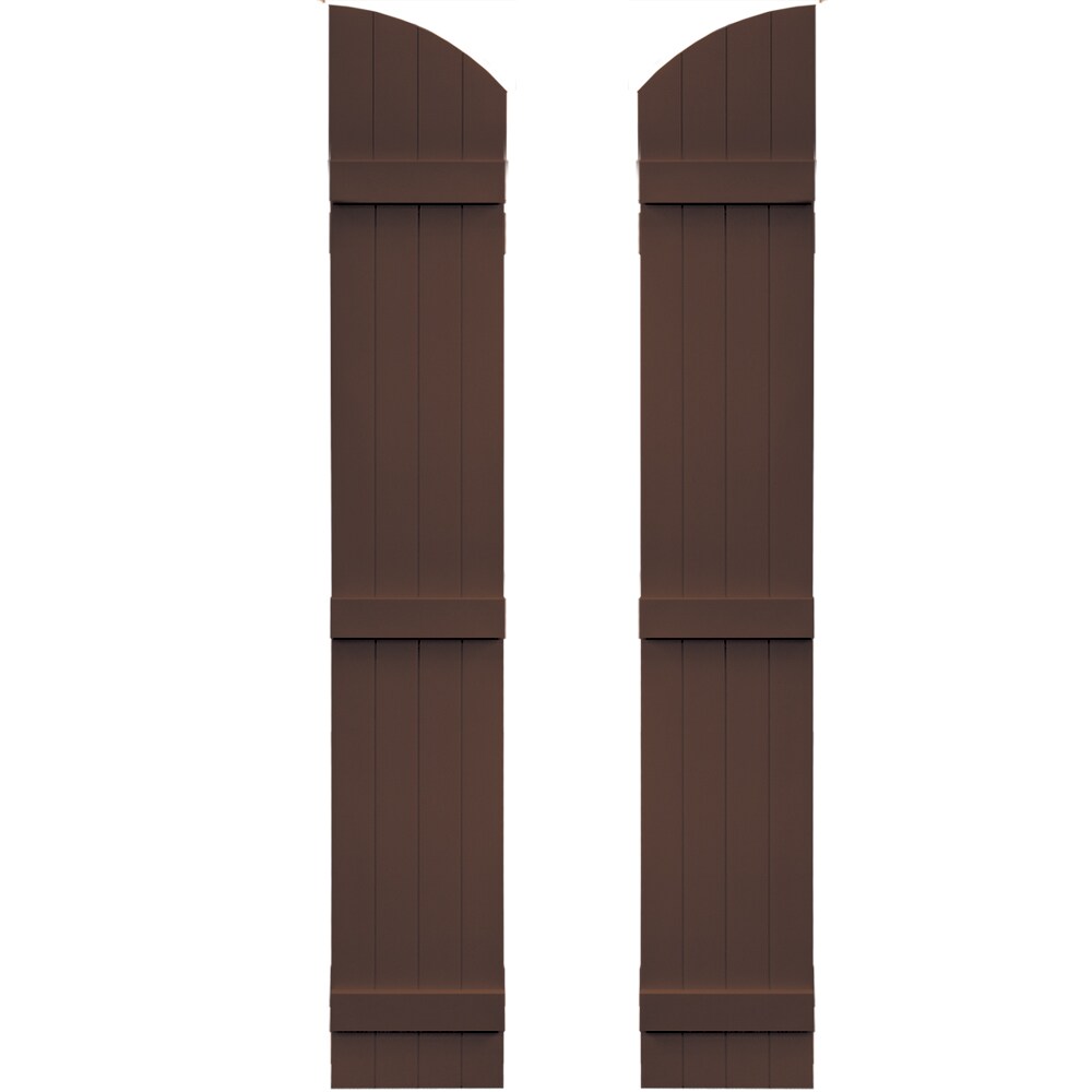 Vantage V5931489009 13.875-in W x 89-in H Chocolate Brown Exterior Shutters
