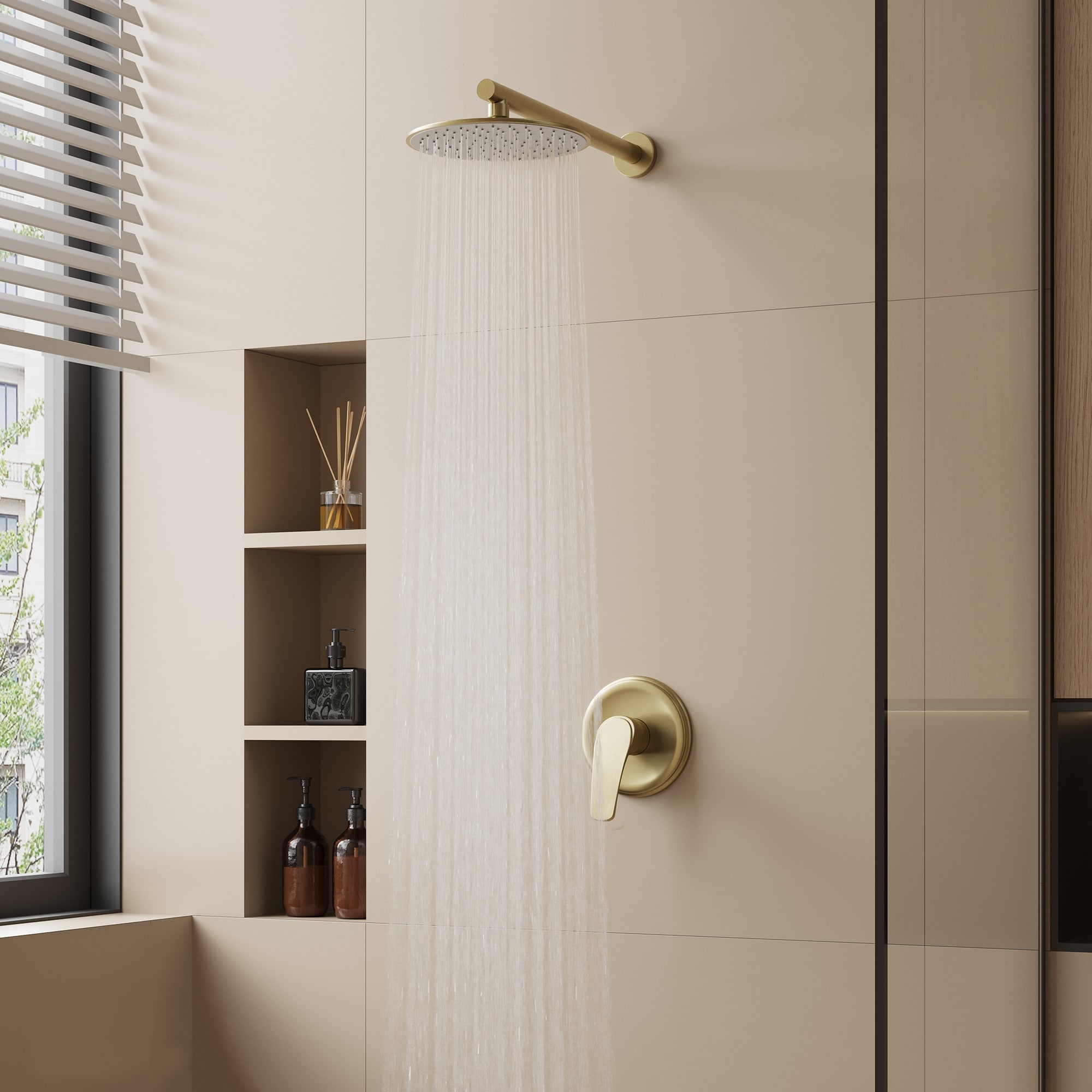 CASAINC KCHS0014-10BG Showerhead-Bar-Panels - View #3