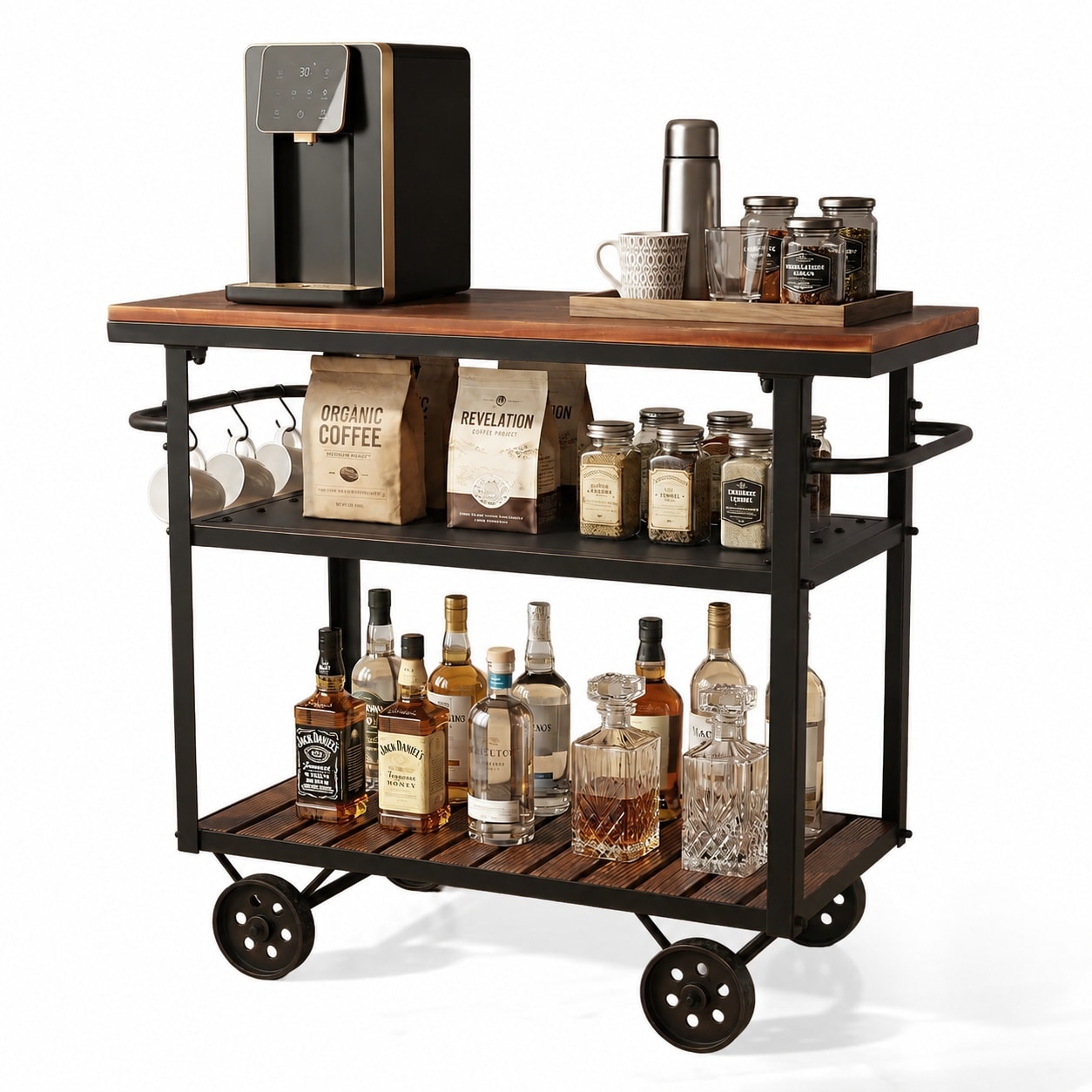 Vrbgify 18.3-Inch-Wide Outdoor Serving Carts at Lowes.com