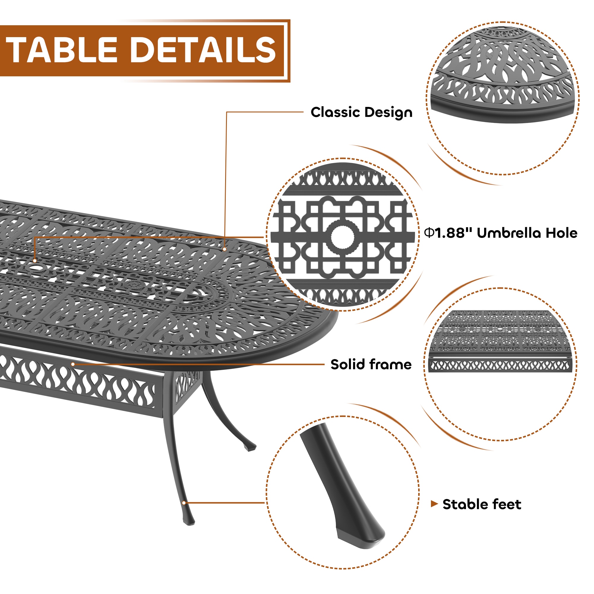 nicesure SLBK6008CZ8A1120RC Patio-Dining-Sets - View #4