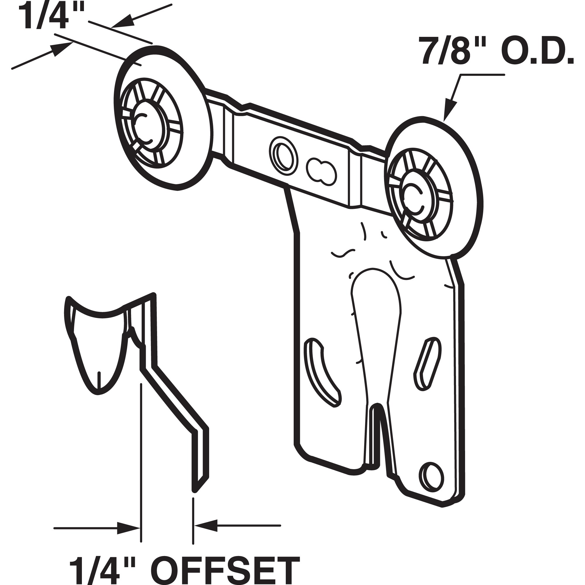 Prime-Line N 6502 Sliding-Closet-Door-Rollers - View #2