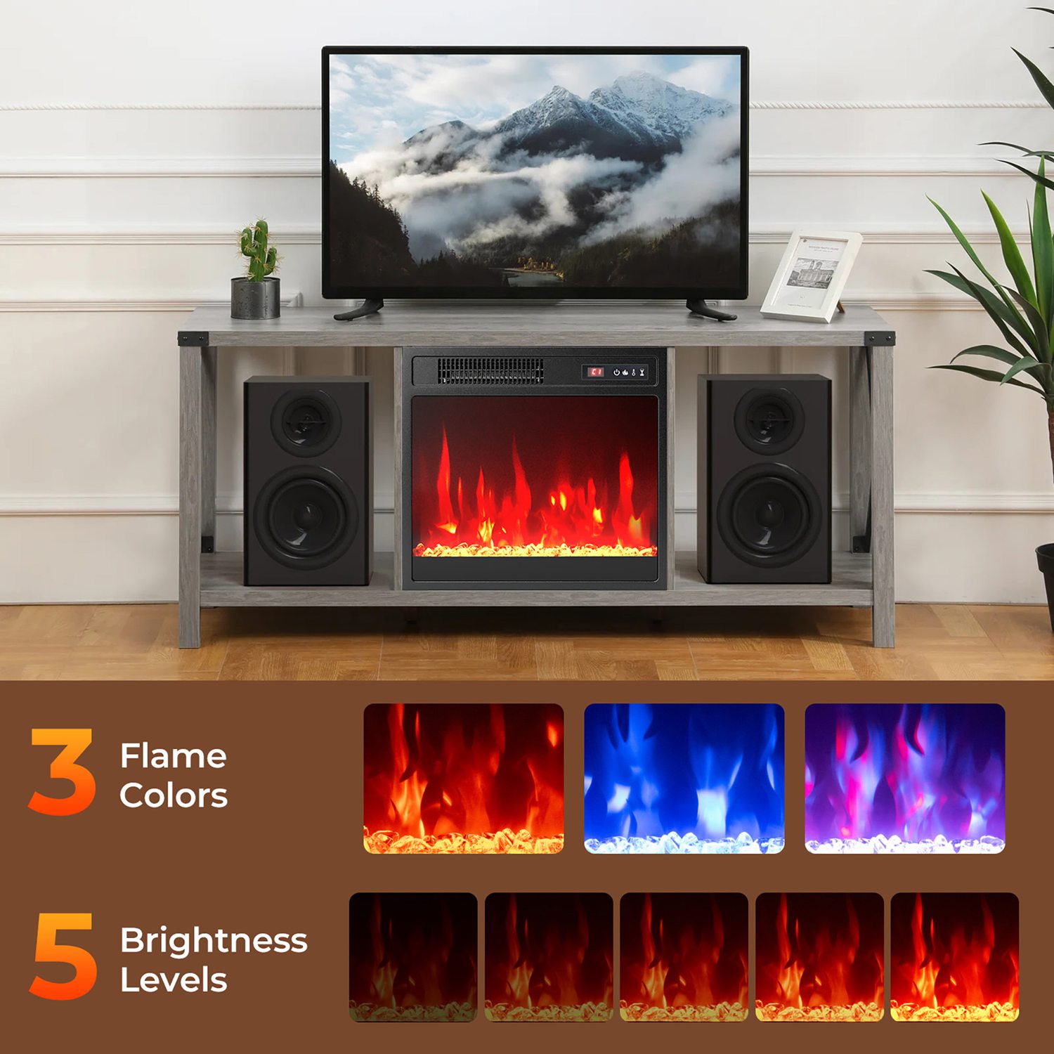 Costway CSHY003078 Electric-Fireplaces - View #5