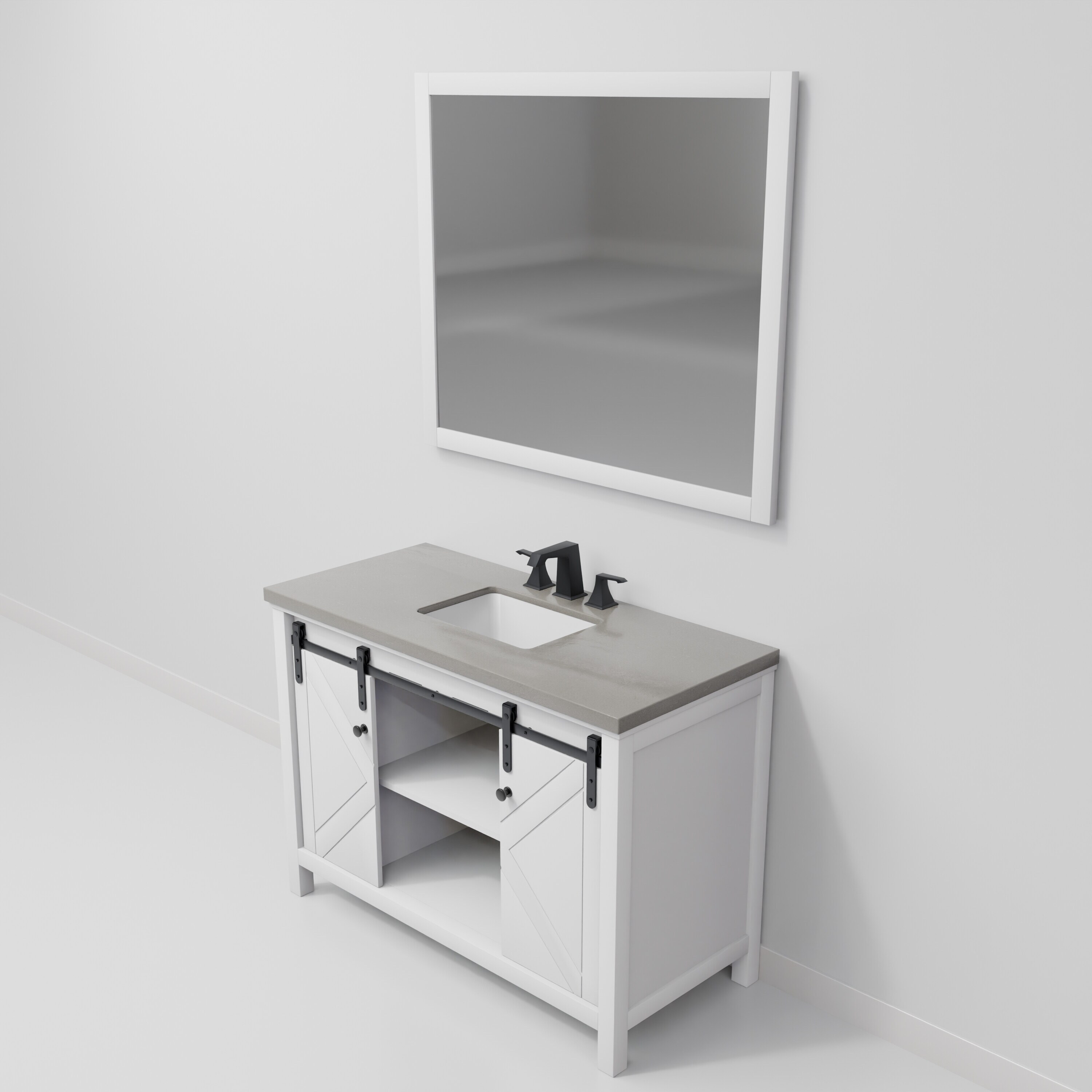 Lexora LM342248SAASM44F Bath-Vanity-Combo - View #8