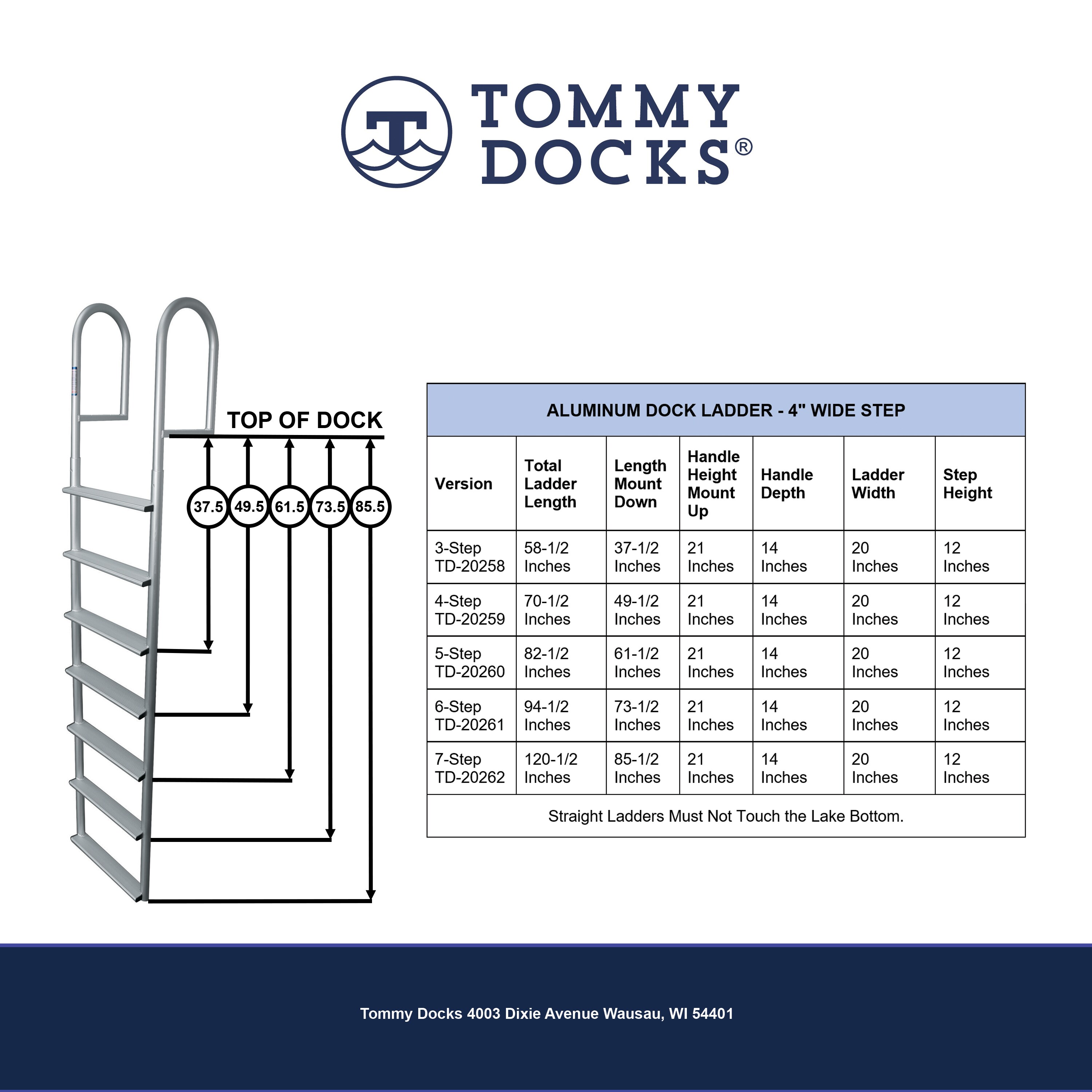 Tommy Docks TD-20259 Marine-Supplies - View #3