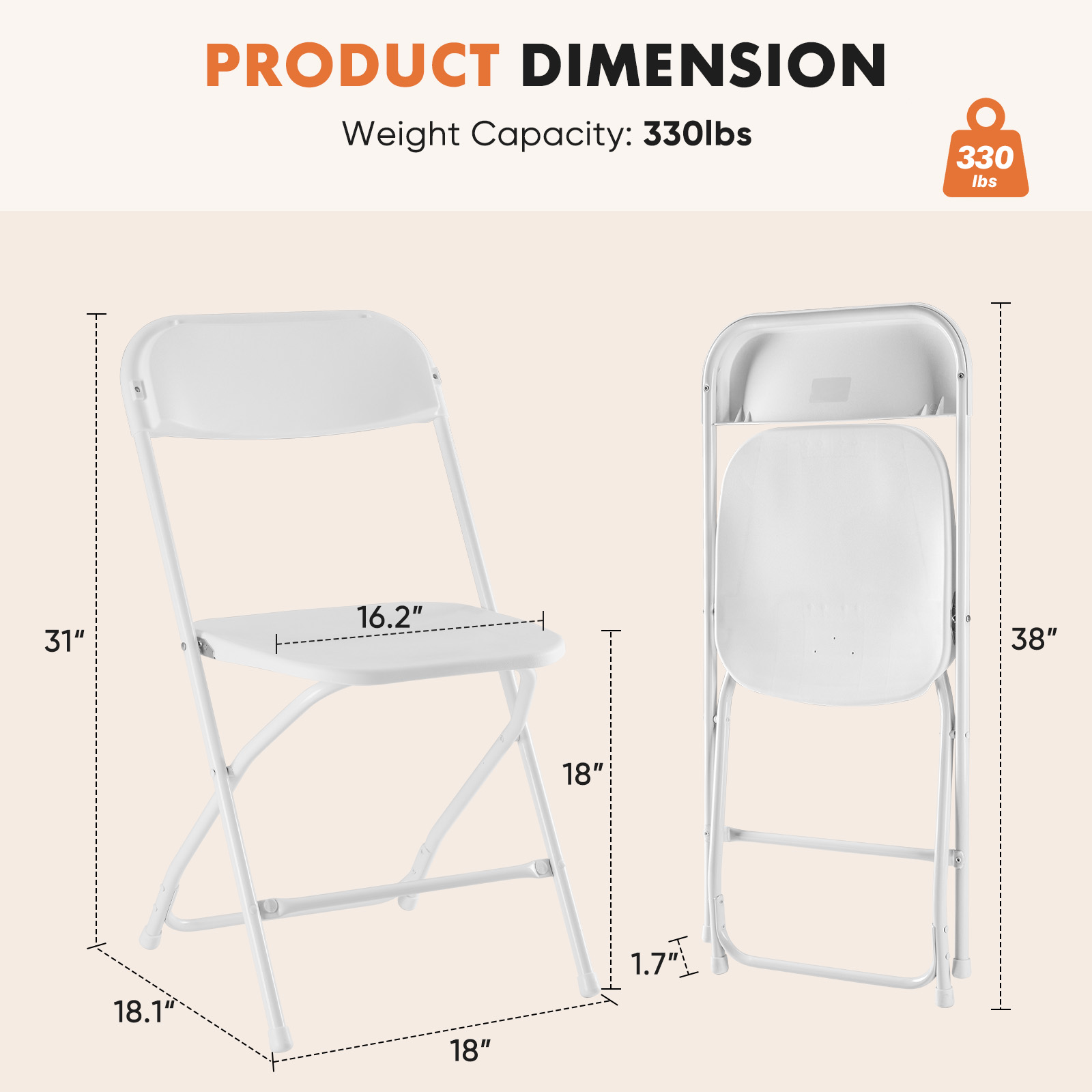 Flynama L-P233332 Folding-Chairs - View #3
