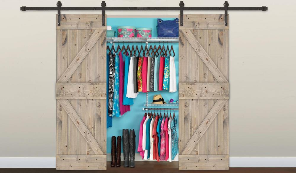 Creative Entryways BPWP2100-4884-10B Barn-Doors - View #2