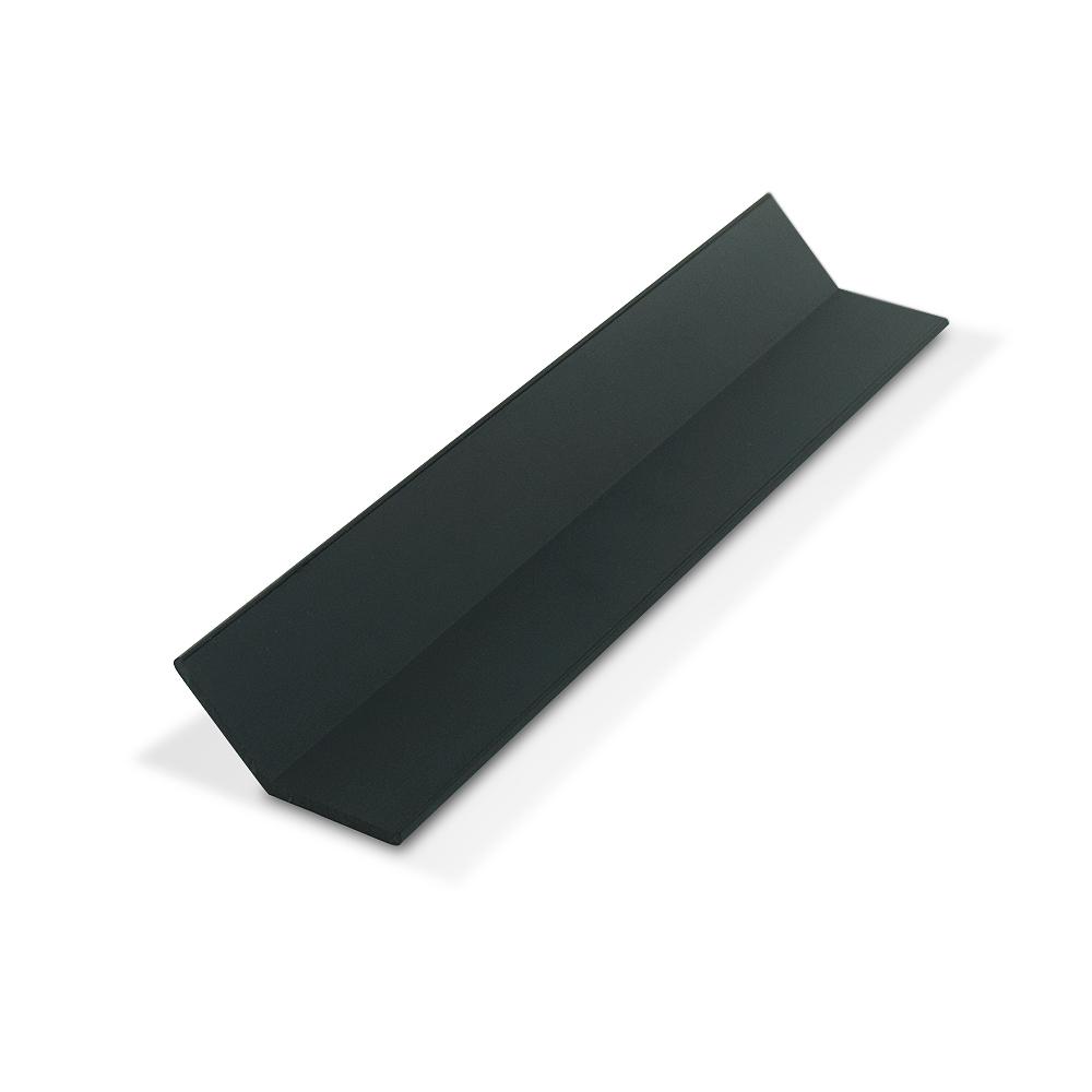 Outwater 3P1.27.01918 Black 1-in x 1-in x 7/64-in (.100-in) 135 Degree Plastic Even Leg Angle Moulding 46-in Lengths (Pack of 3)