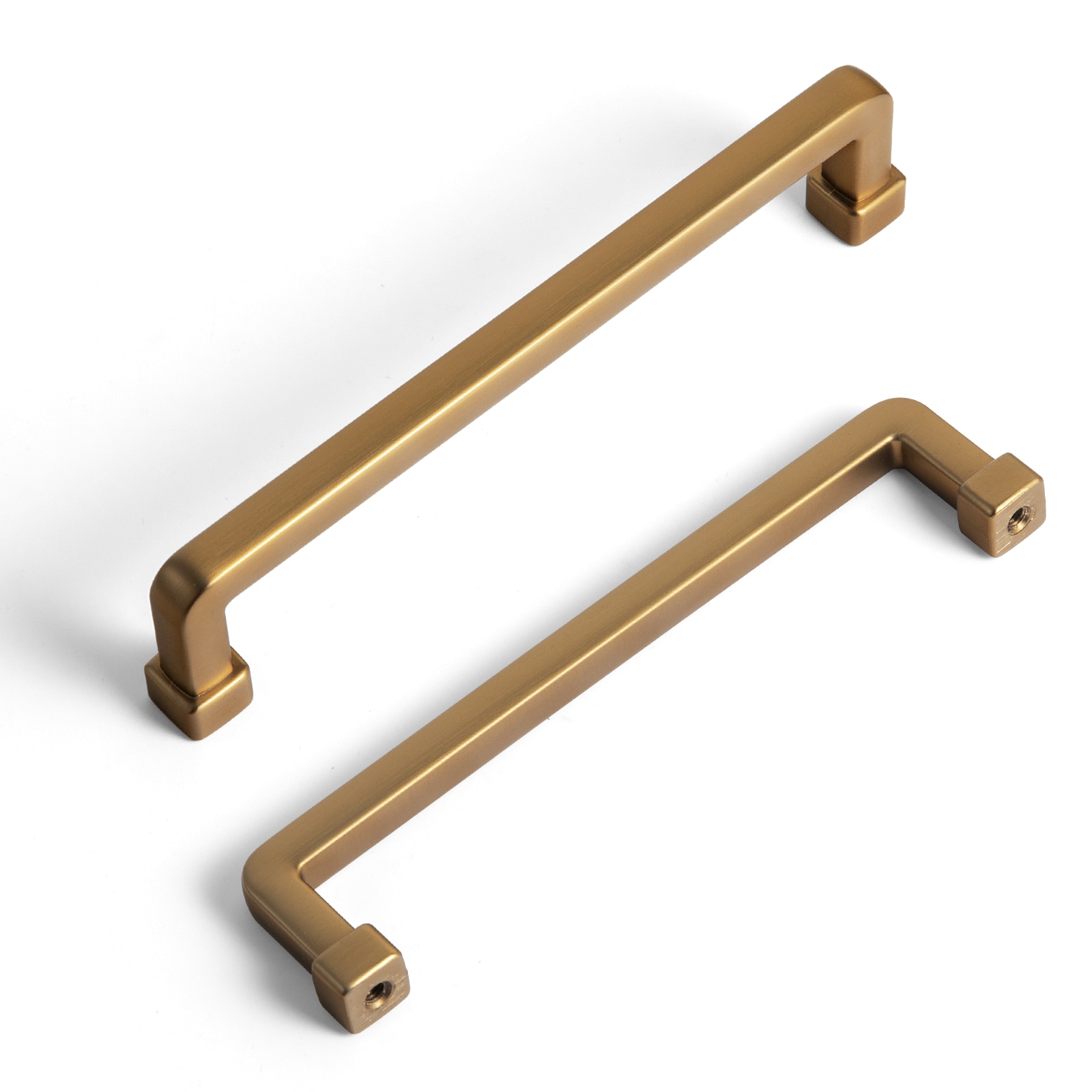 Miaokesen 9586CB-128 5-1/16-in , 128mm Center to Center Champagne Bronze Rectangular Handle For Use on Appliances Drawer Pulls 12 -Pack