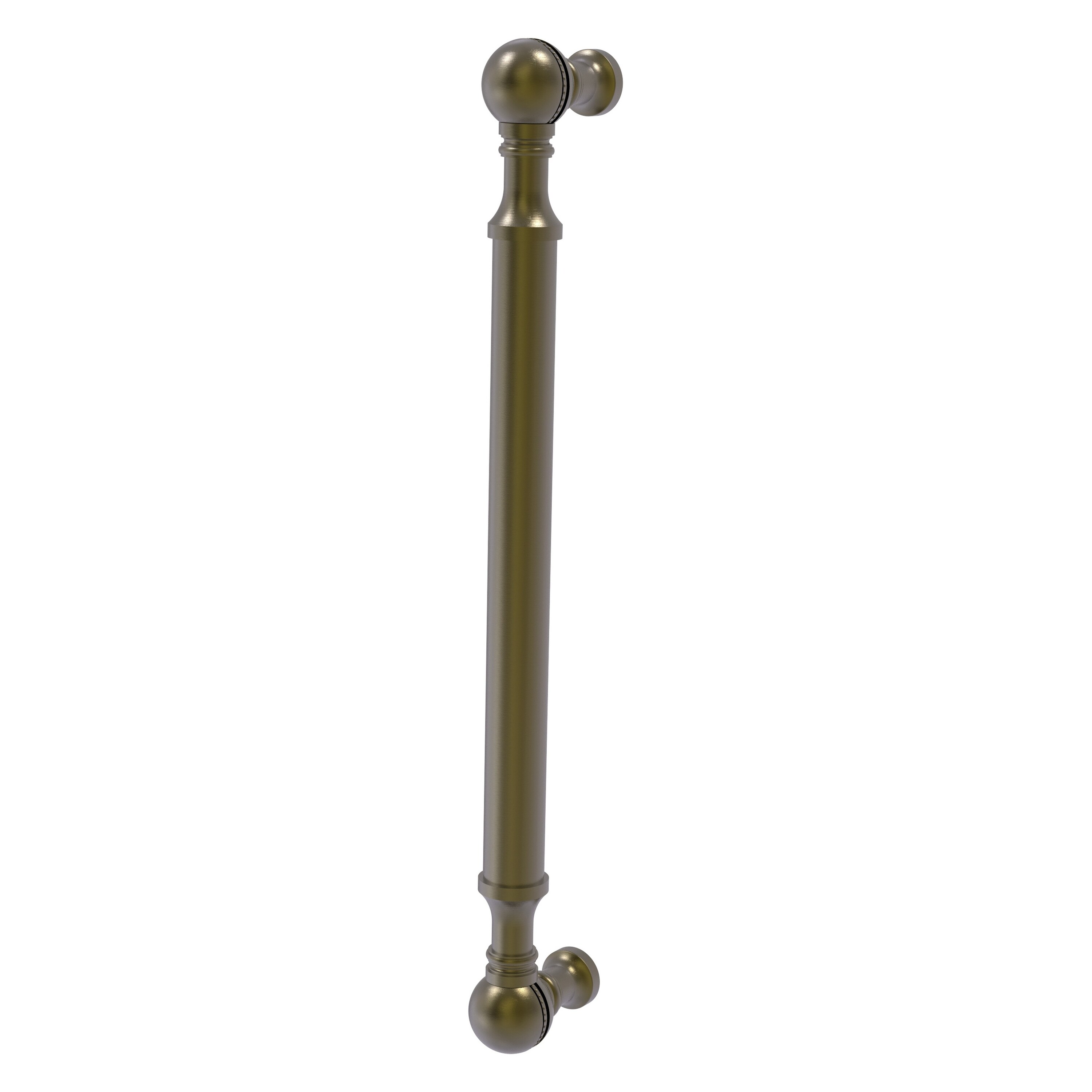 Allied Brass P-3/8-ABR 8-in Center to Center Antique Brass Cylindrical Bar Drawer Pulls