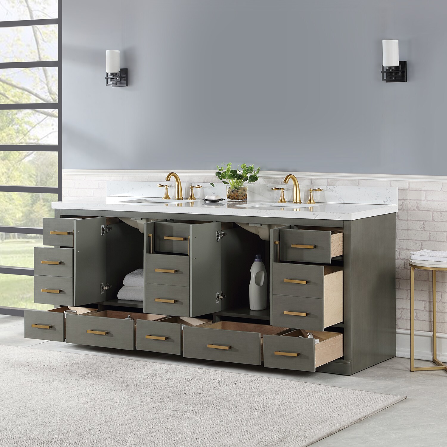 Altair 544084-GP-AW-NM Bath-Vanity-Combo - View #7