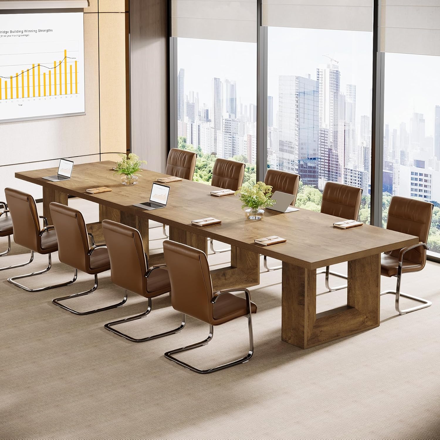 Tribesigns LWOYJL-1146YY Office-Tables - View #3