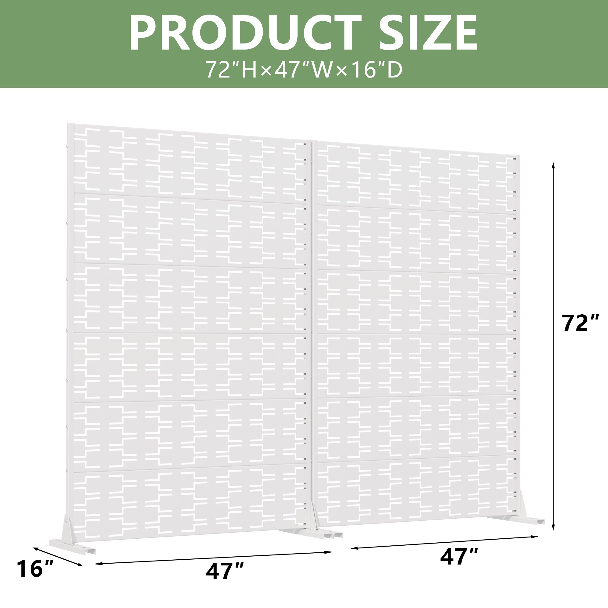 Misty Moon LW0406-SYJPF-C31 Outdoor-Privacy-Screen - View #4