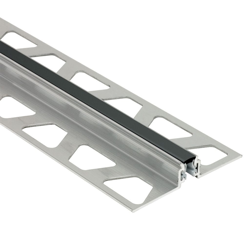 Schluter Systems AKWS125GS Dilex-AKWS 0.5-in W x 98.5-in L Black Aluminum Movement joint Tile Edge Trim
