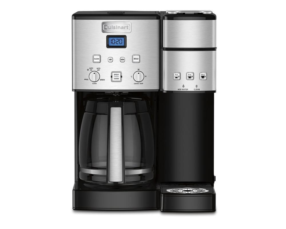 GE 10-Cup Stainless Steel Residential Drip Coffee Maker in the Coffee Makers  department at