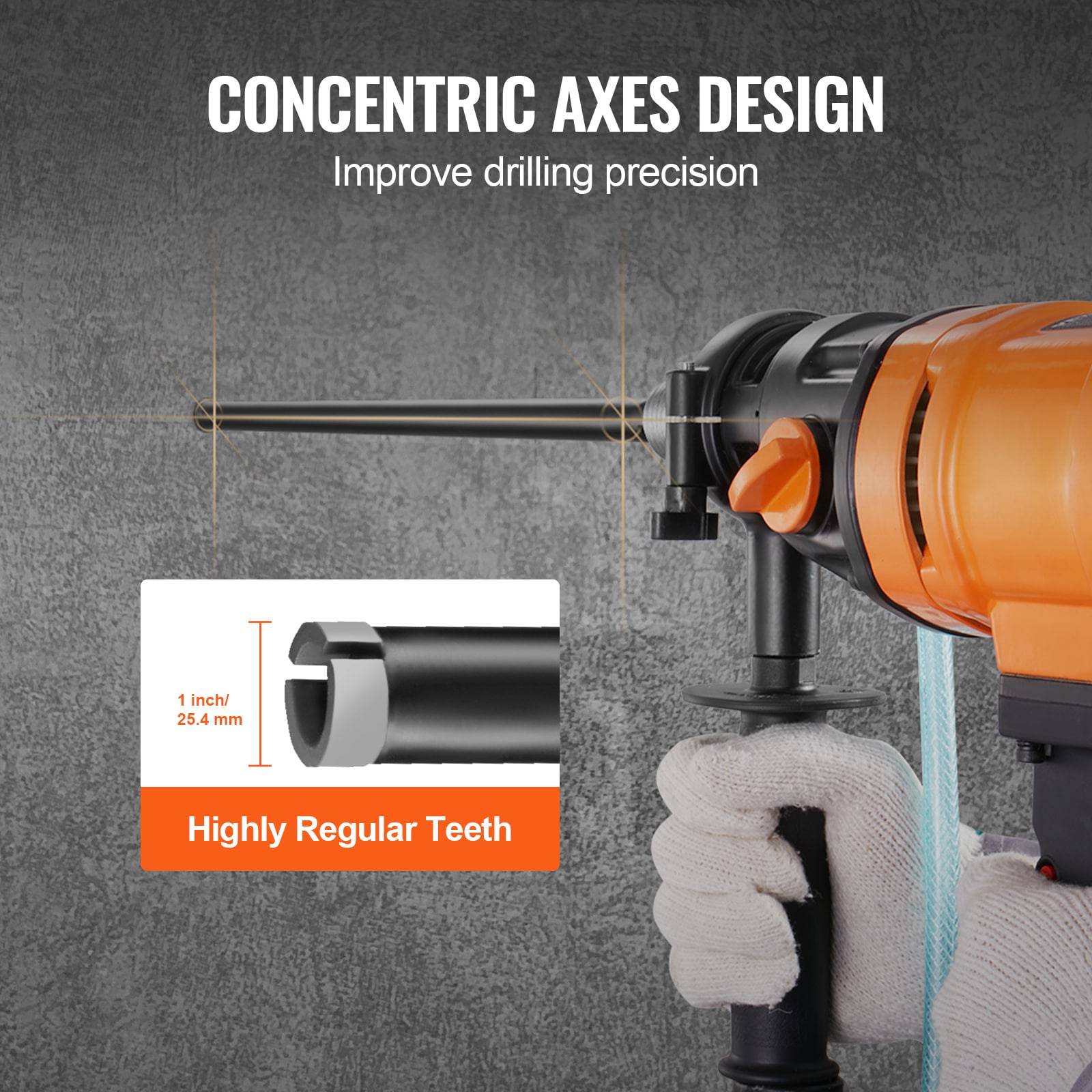 VEVOR SCJGSQXZTSS200597V0 Cement-Masonry-Drill-Bits - View #3